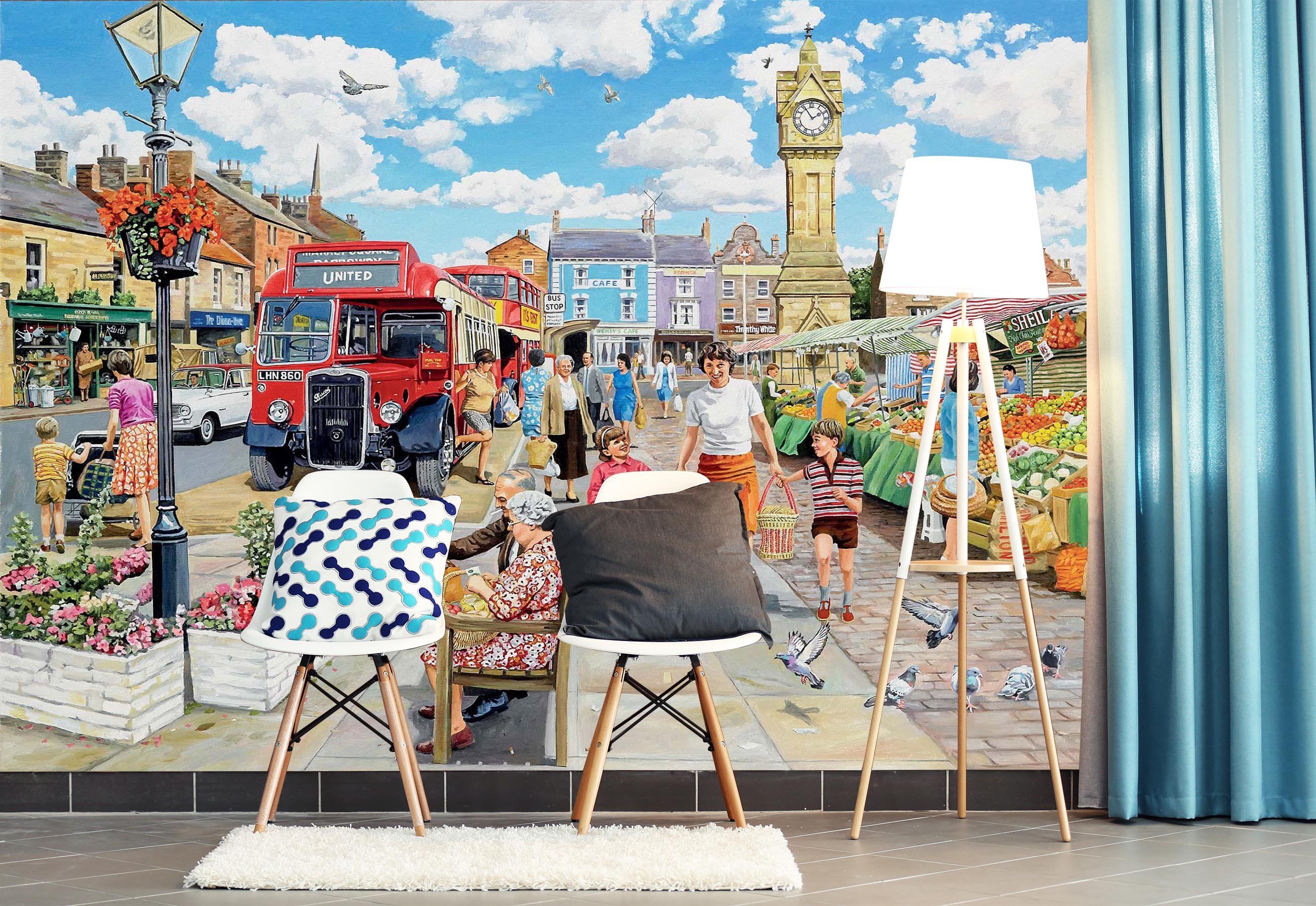 3D A Trip To The Shops 1002 Trevor Mitchell Wall Mural Wall Murals Wallpaper AJ Wallpaper 2 