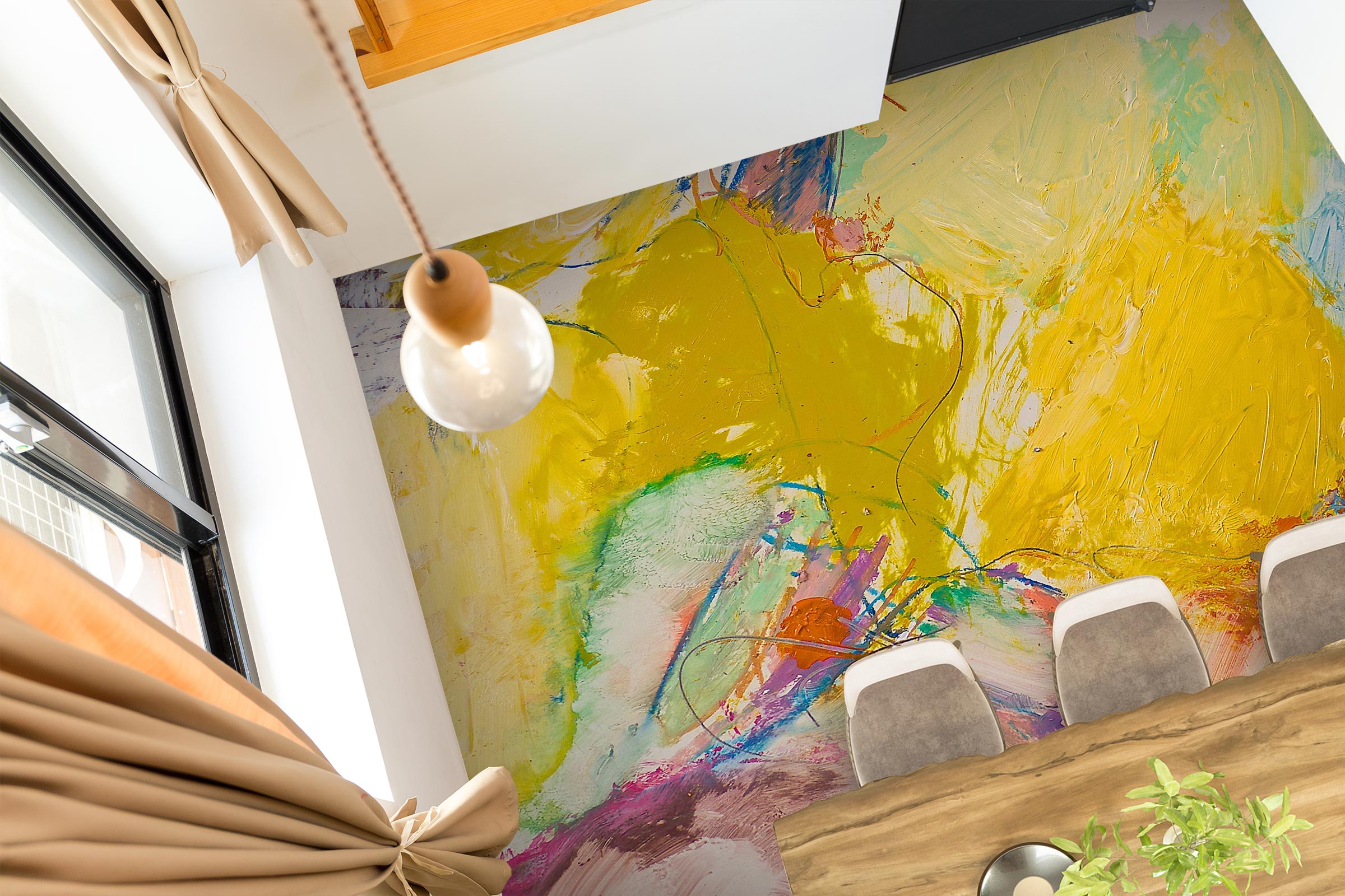 3D Colorful Pattern 9611 Allan P. Friedlander Floor Mural