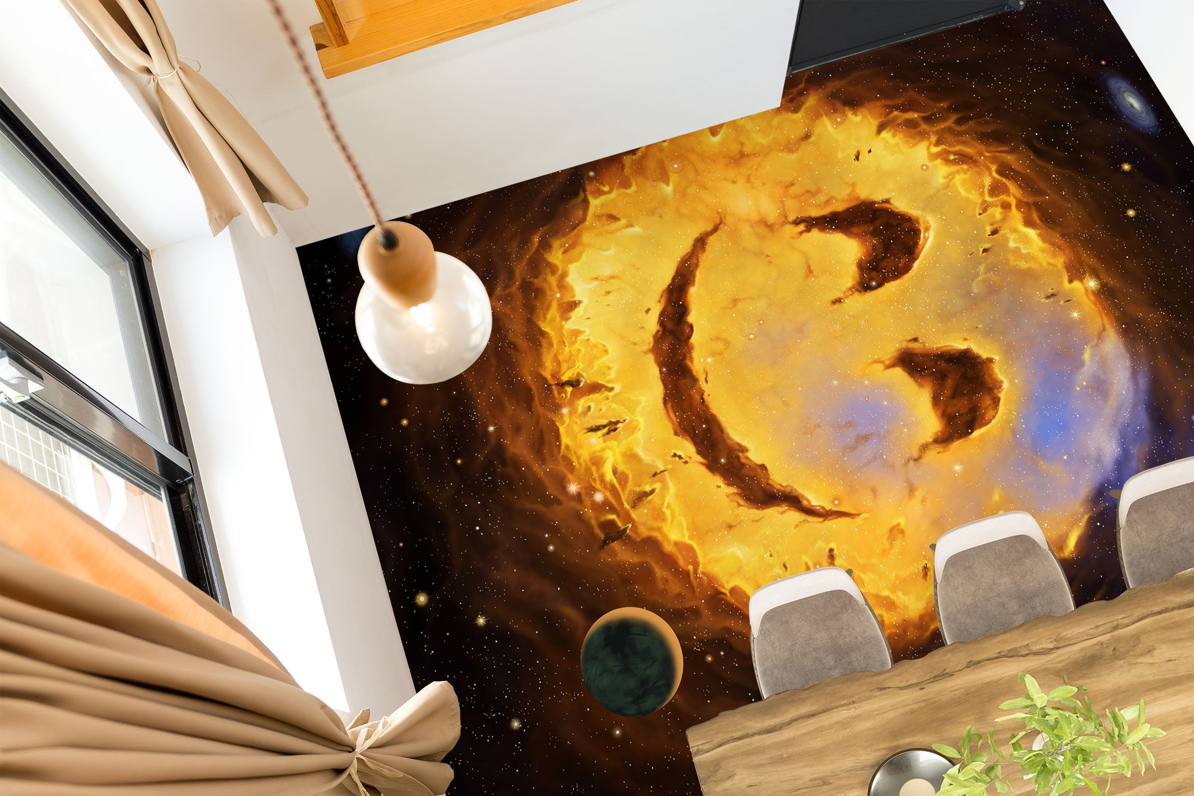 3D Clouds 98179 Vincent Floor Mural