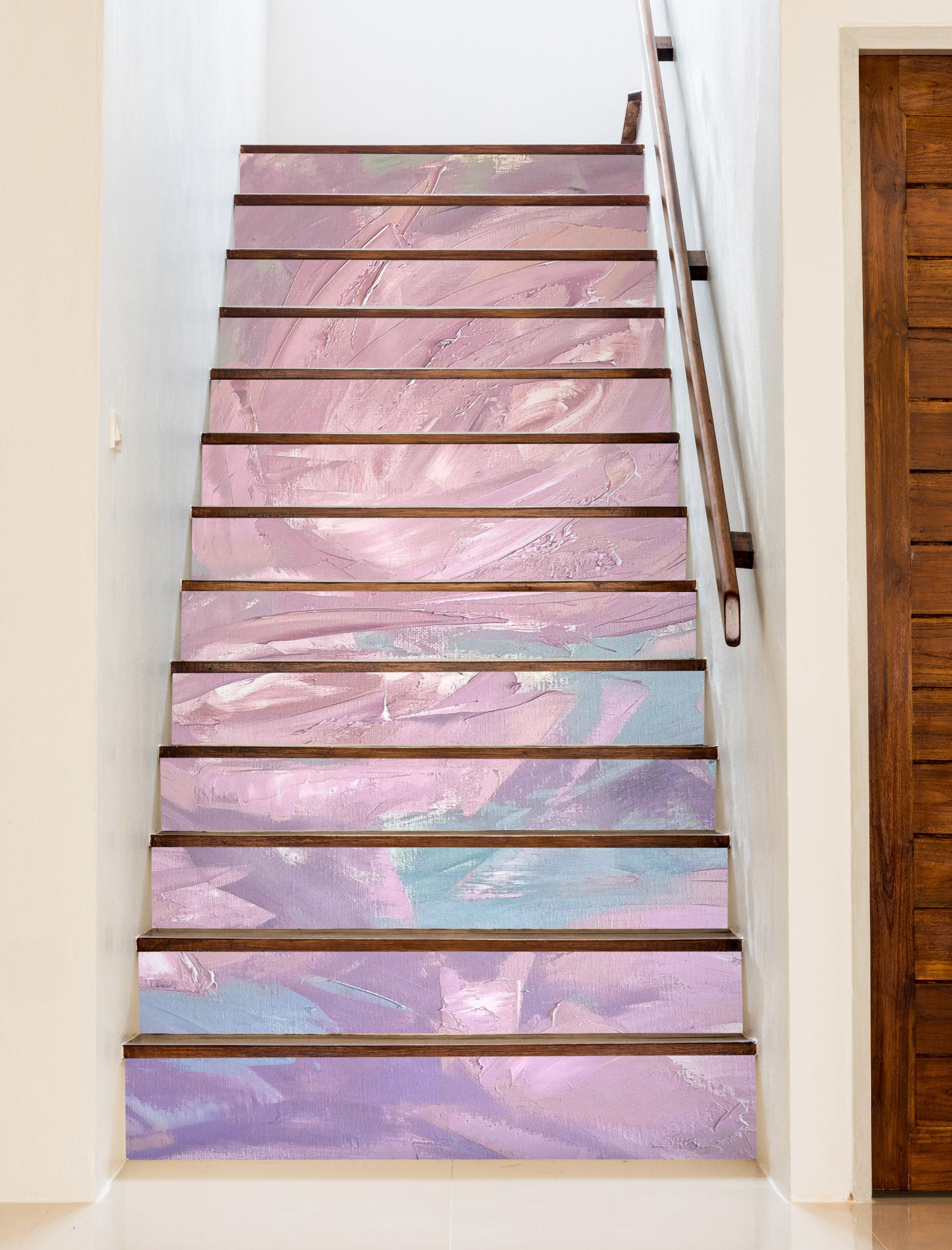 3D Dream Pink 3933 Skromova Marina Stair Risers
