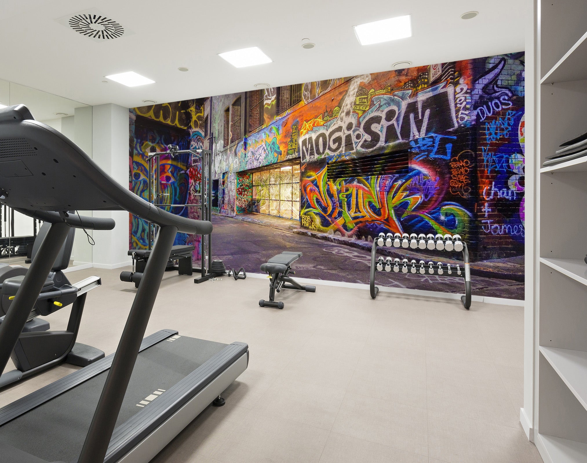 3D Graffiti Street 018 Wall Murals Wallpaper AJ Wallpaper 2 