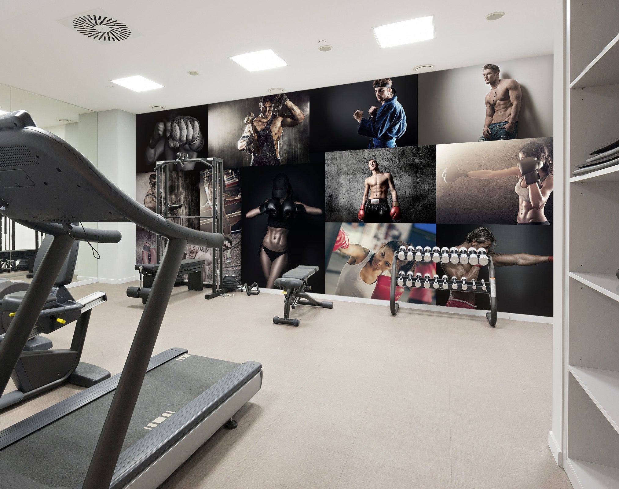 3D Work Out 053 Wall Murals Wallpaper AJ Wallpaper 2 