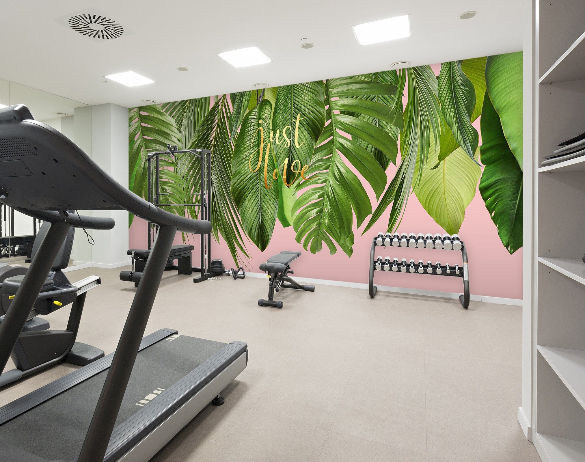 3D Green Leaves 091 Wall Murals Wallpaper AJ Wallpaper 2 