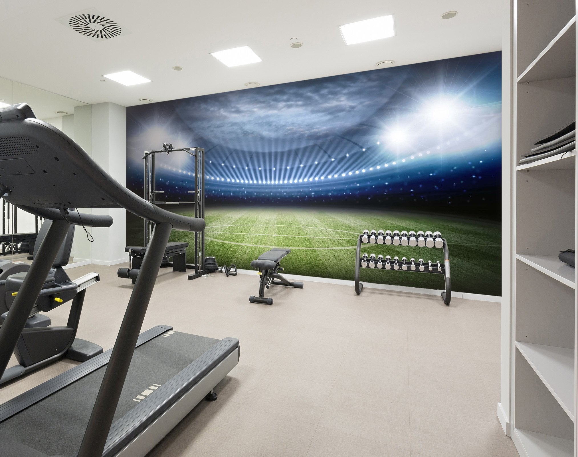 3D stadium with lights 30 Wall Murals Wallpaper AJ Wallpaper 