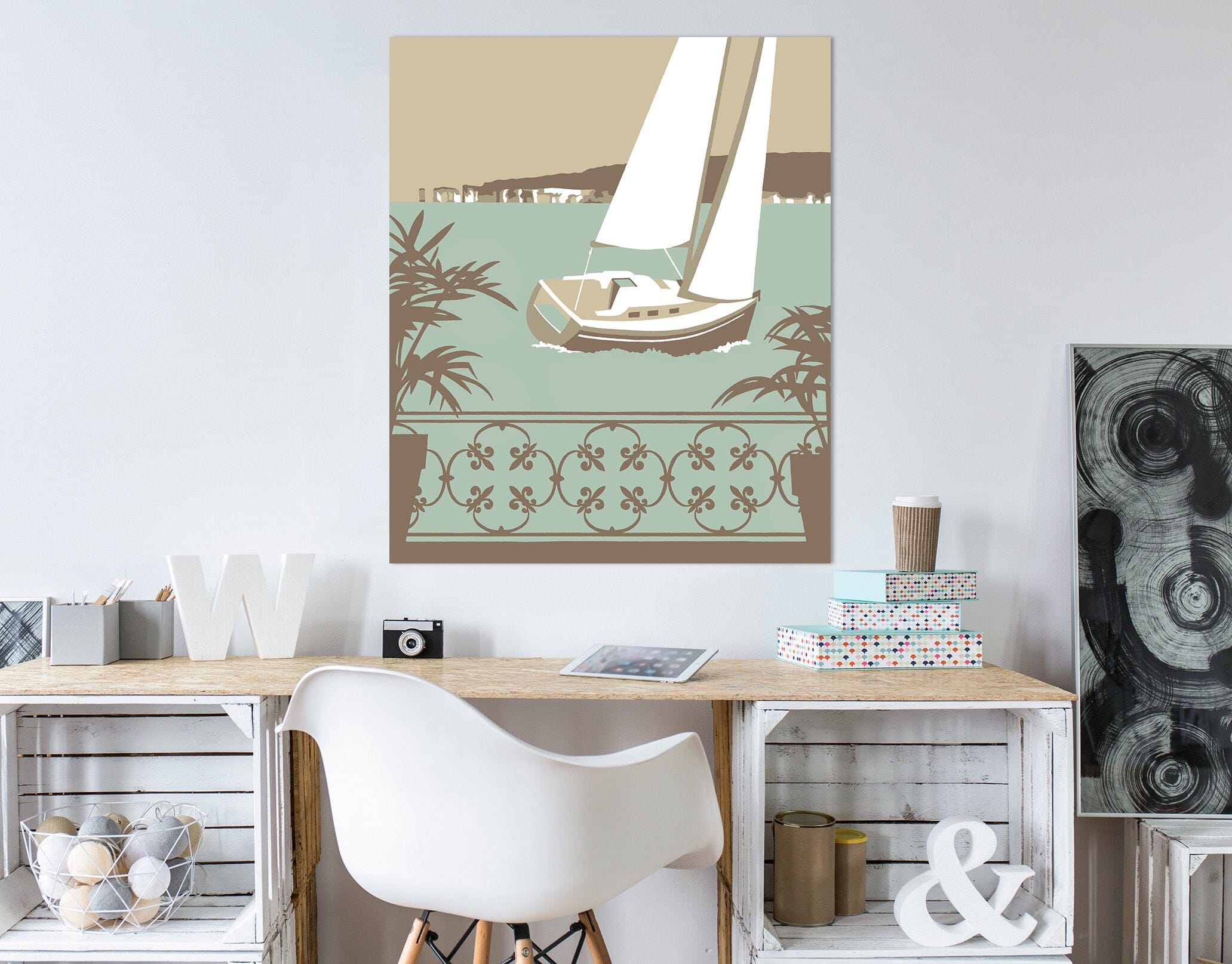 3D Sandbanks Balcony 056 Steve Read Wall Sticker Wallpaper AJ Wallpaper 2 