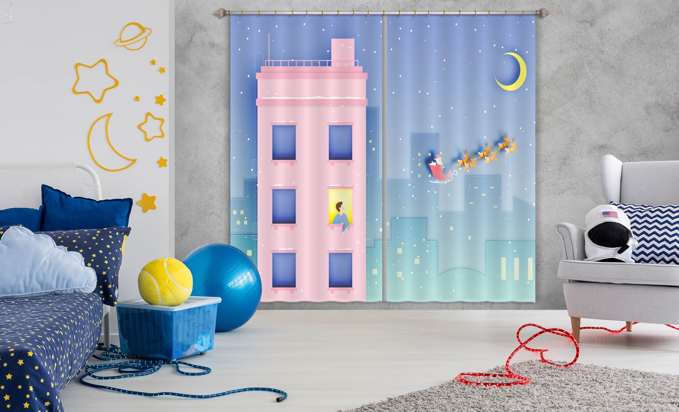 3D Pink House 793 Curtains Drapes Wallpaper AJ Wallpaper 