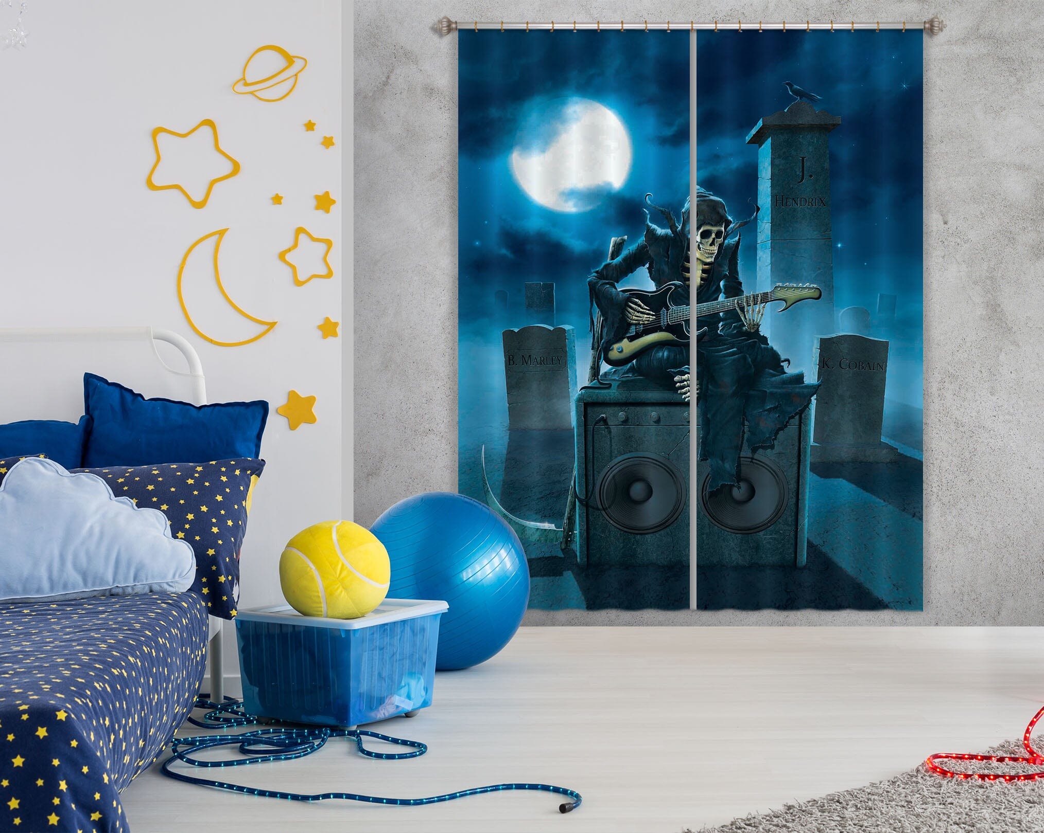 3D Tribute 086 Vincent Hie Curtain Curtains Drapes Curtains AJ Creativity Home 