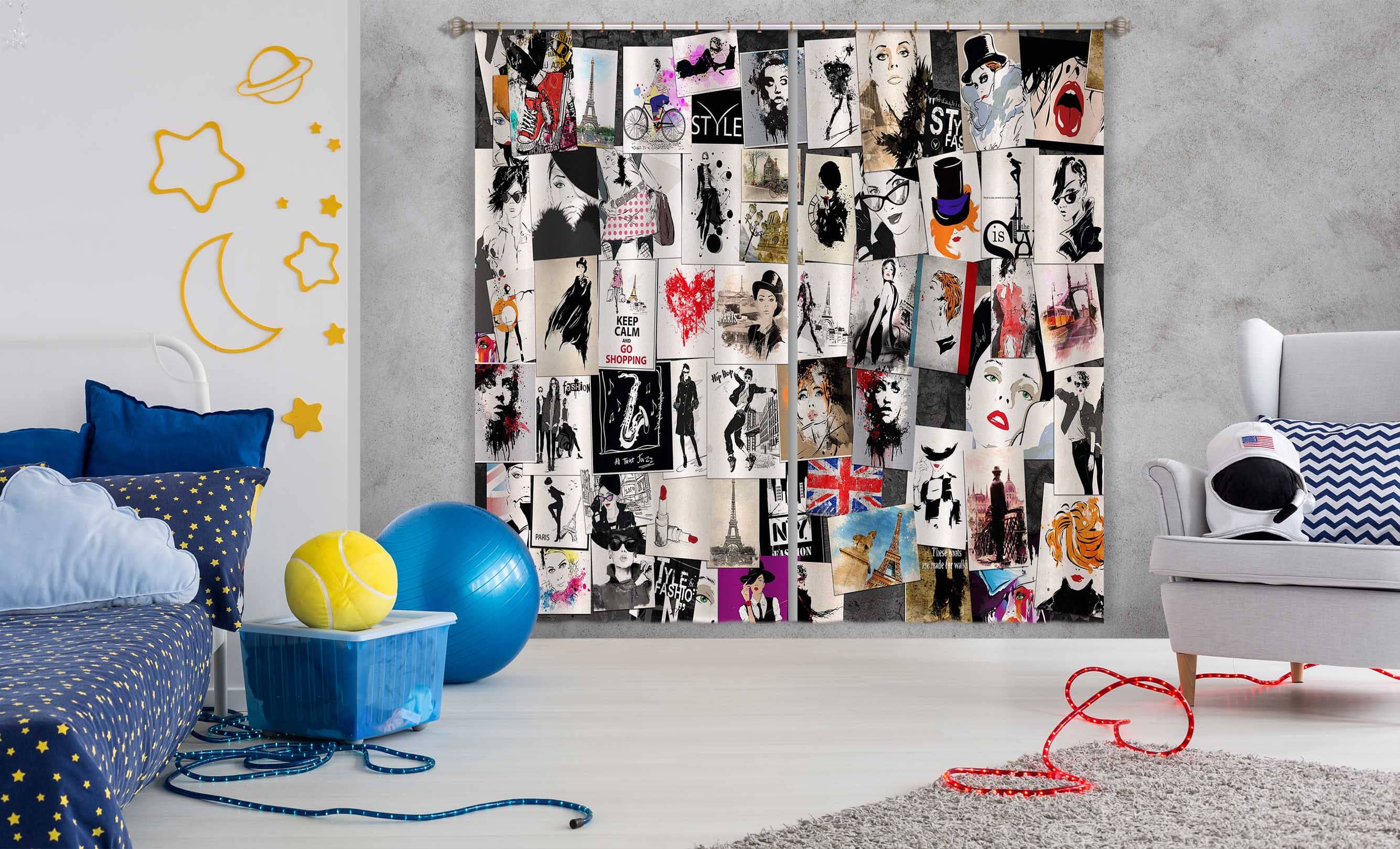 3D Girl Photo 107 Curtains Drapes Wallpaper AJ Wallpaper 