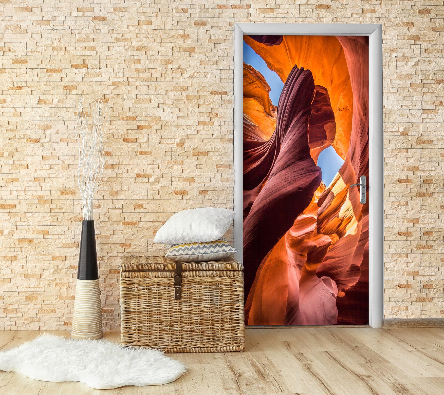 3D Grotto 24117 Door Mural