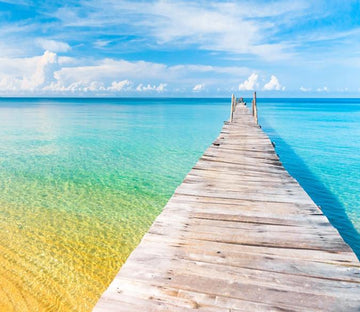 3D Bridge To Sea 048 Wallpaper AJ Wallpaper 