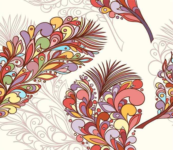 3D Flower Feather 75 Wallpaper AJ Wallpaper 
