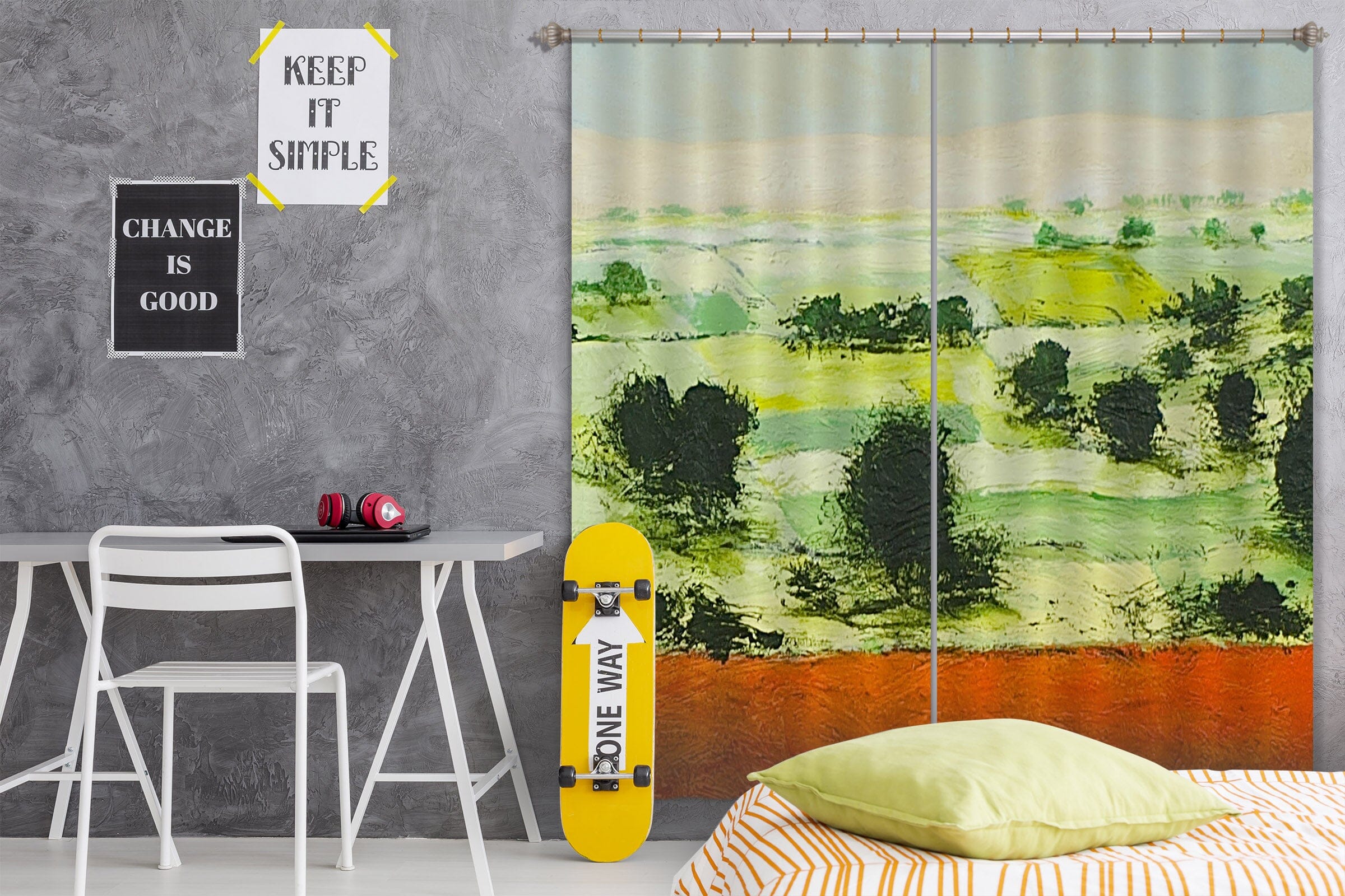 3D Morning Meadow 118 Allan P. Friedlander Curtain Curtains Drapes Curtains AJ Creativity Home 