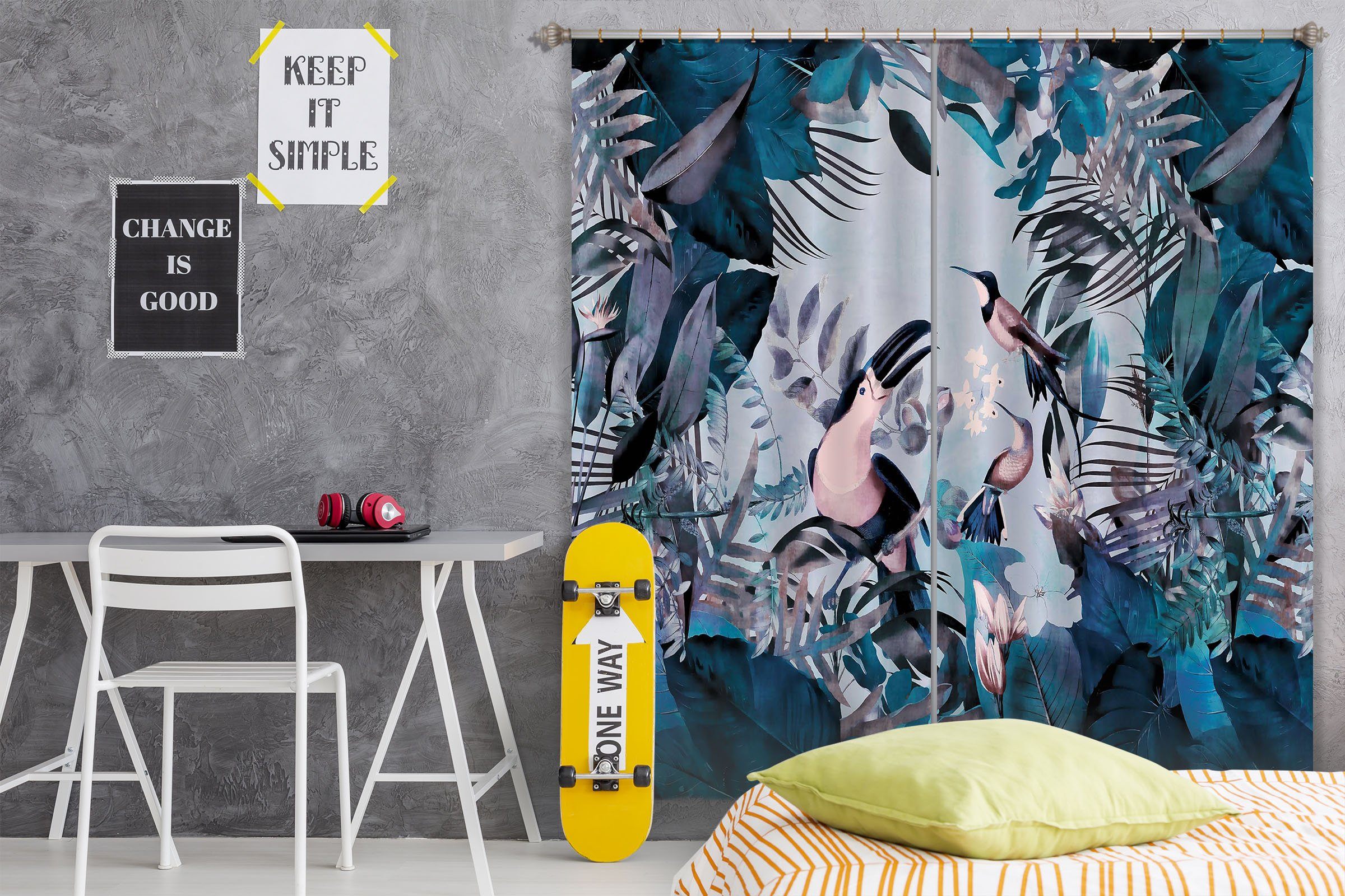 3D Bird Feeding 047 Andrea haase Curtain Curtains Drapes Curtains AJ Creativity Home 