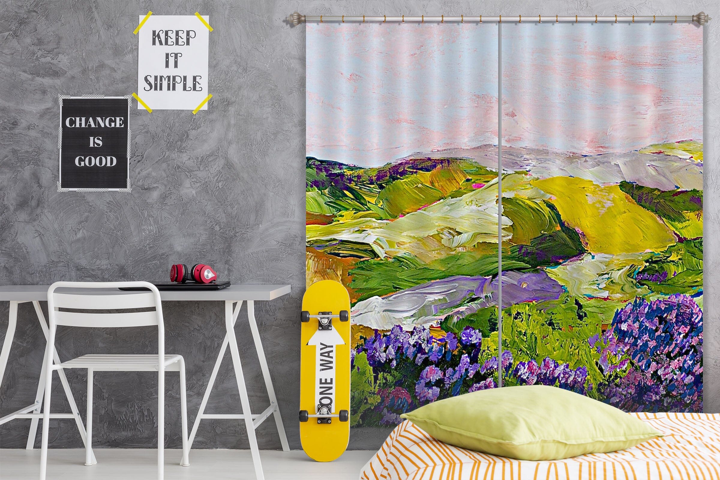 3D Small Hill 171 Allan P. Friedlander Curtain Curtains Drapes Curtains AJ Creativity Home 