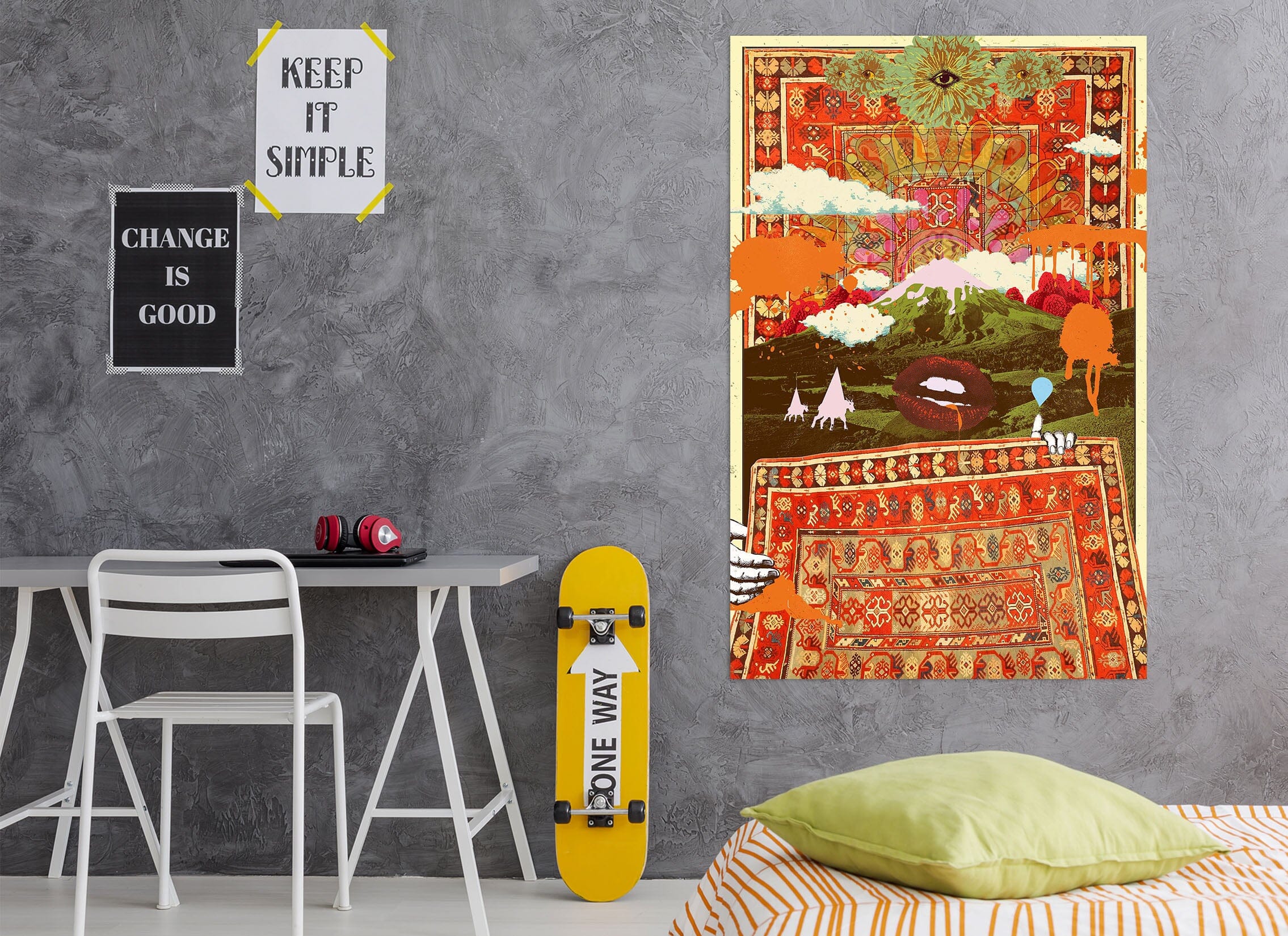 3D Forest Morning 019 Showdeer Wall Sticker Wallpaper AJ Wallpaper 2 