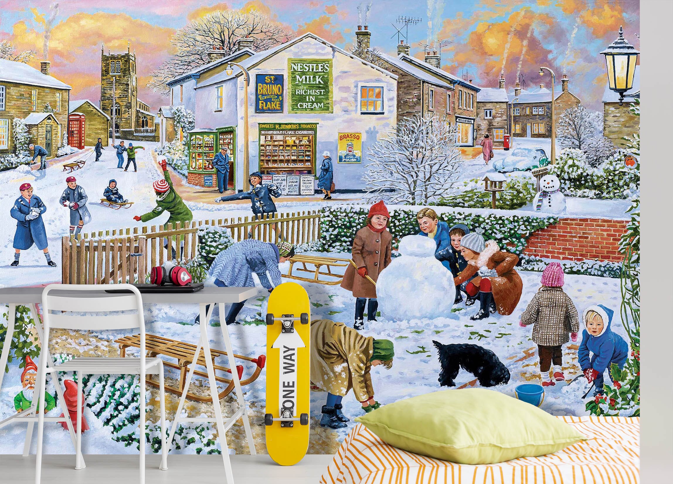 3D Winter Games 1076 Trevor Mitchell Wall Mural Wall Murals Wallpaper AJ Wallpaper 2 