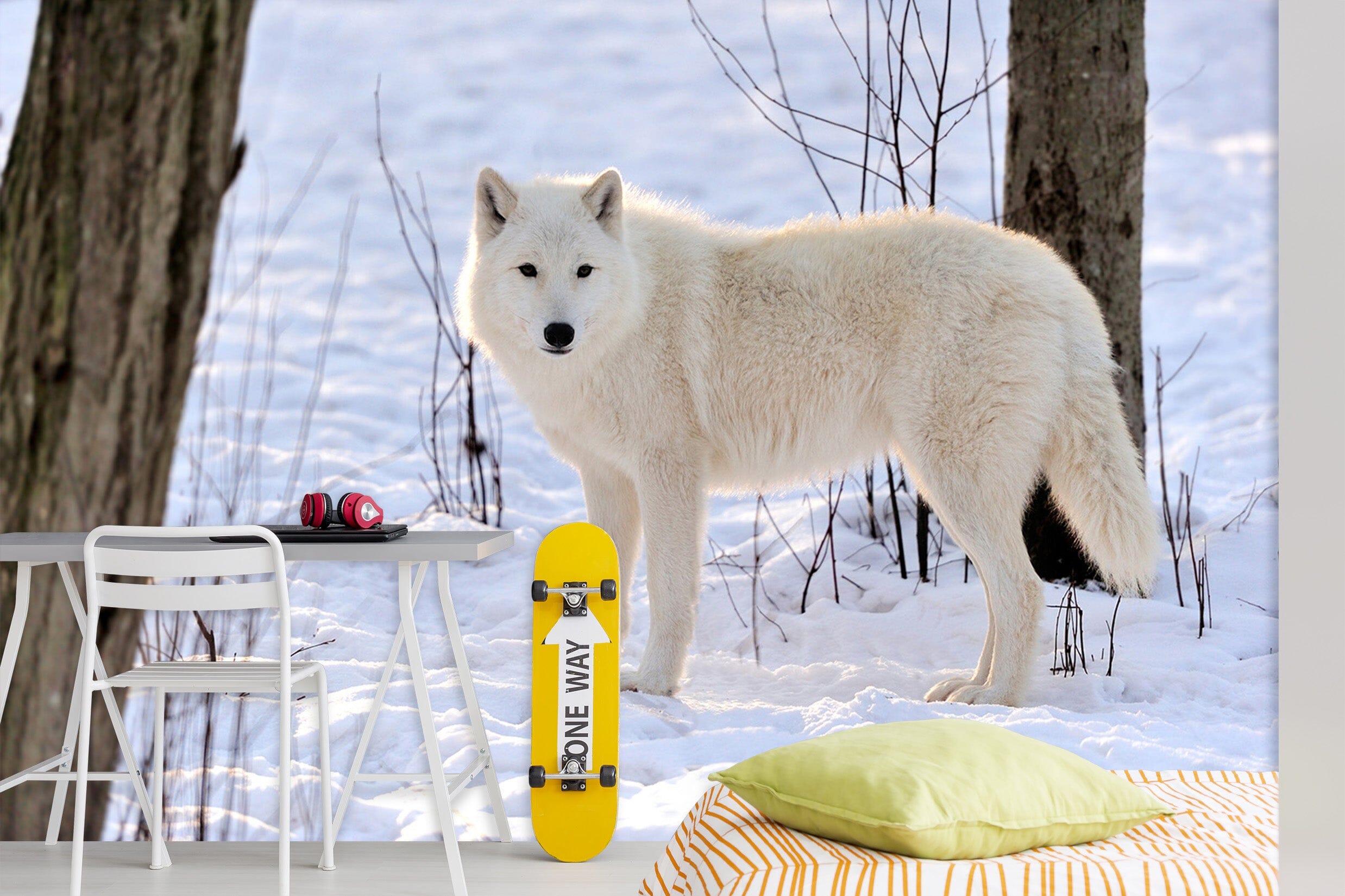 3D Snow Wolf 195 Wall Murals Wallpaper AJ Wallpaper 2 