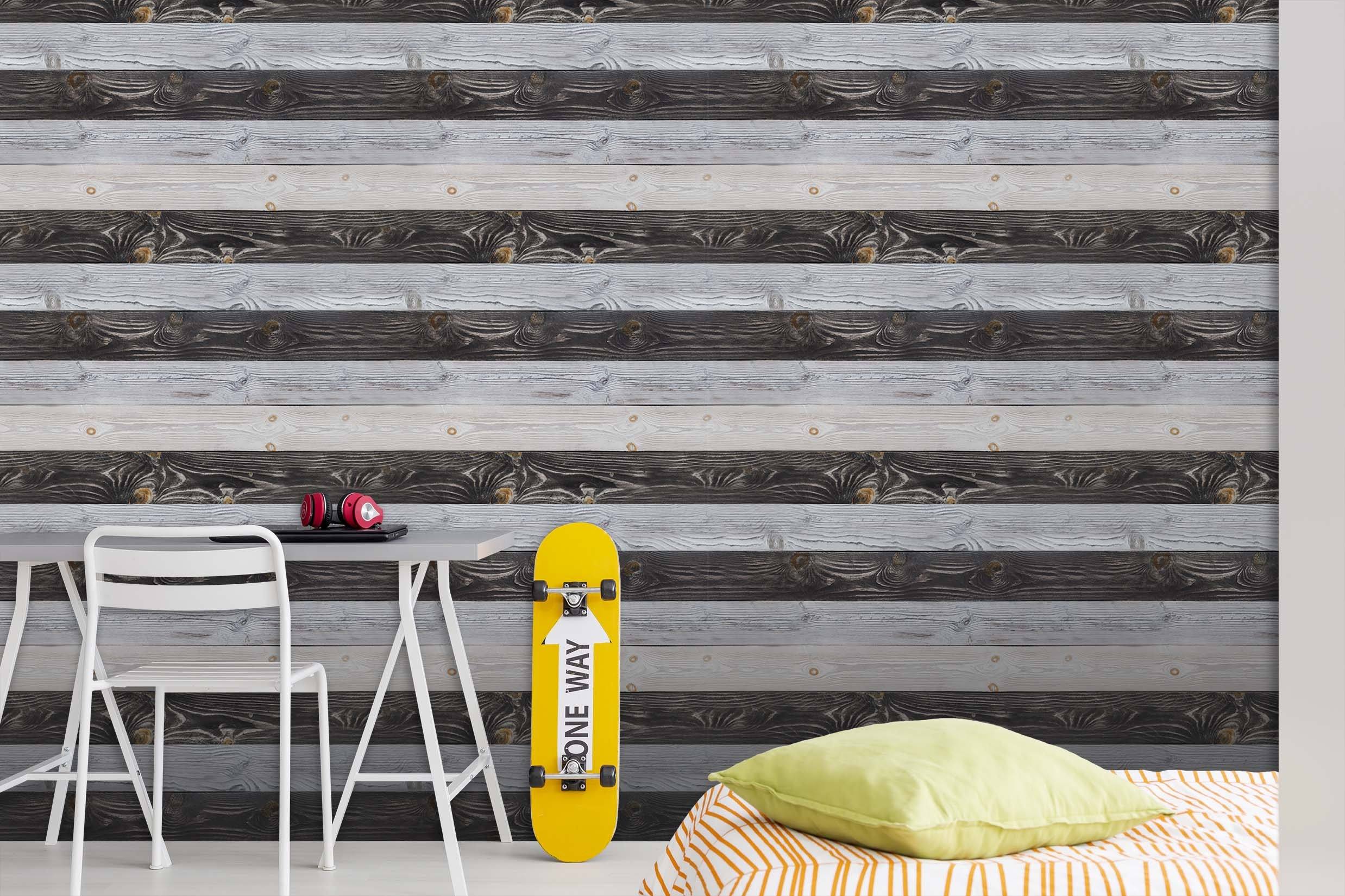 3D Black Texture Wood 43 Wall Murals Wallpaper AJ Wallpaper 2 