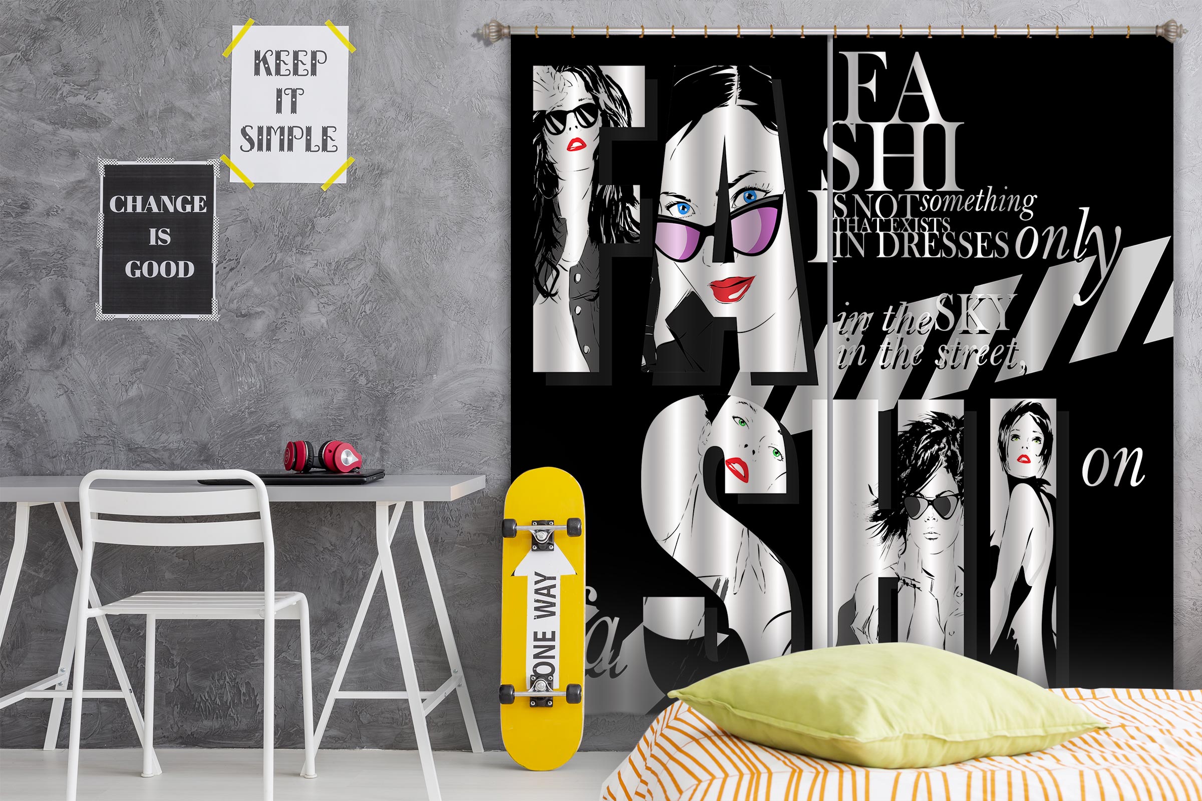 3D Sunglasses Model 018 Curtains Drapes