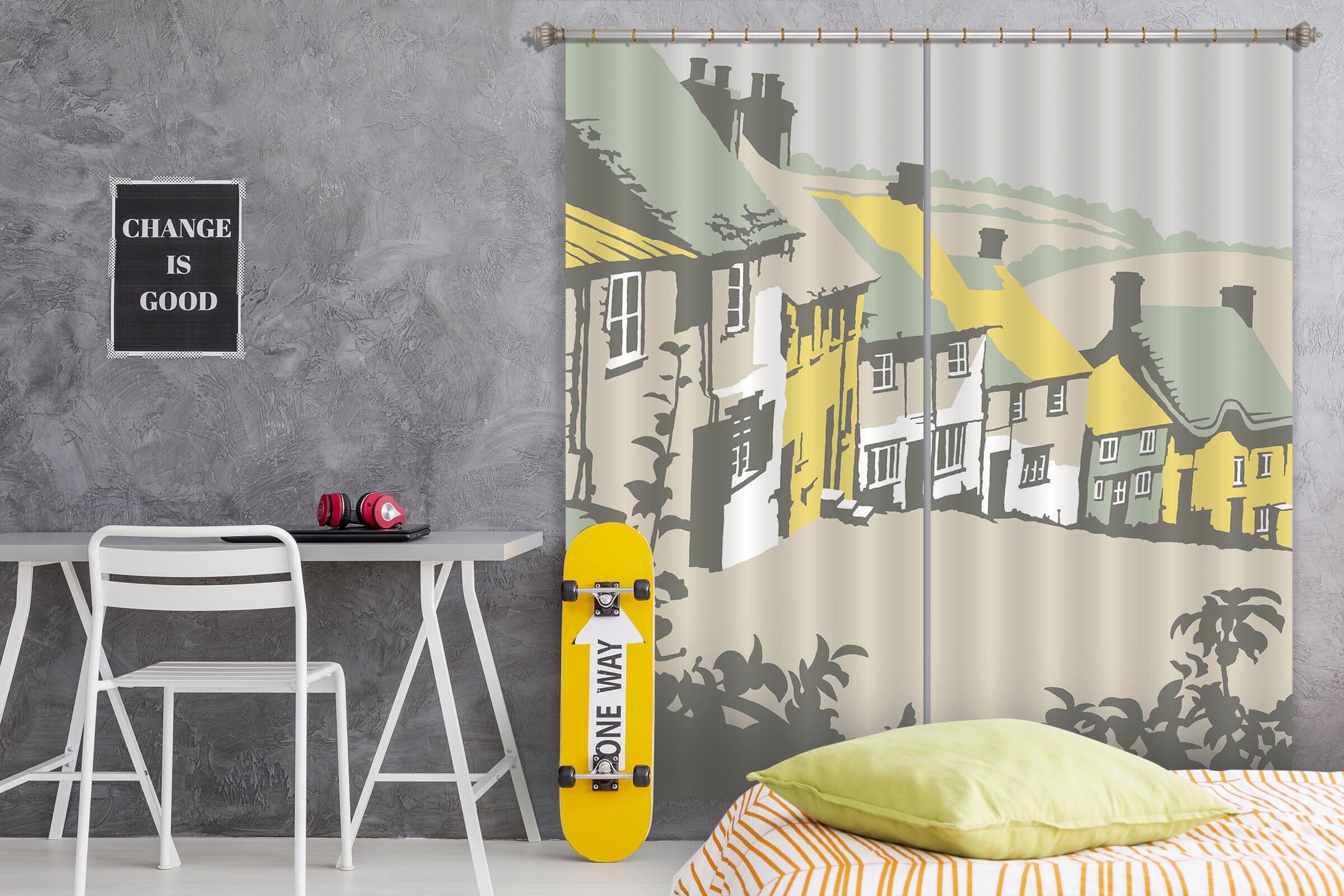 3D Shaftesbury 146 Steve Read Curtain Curtains Drapes Curtains AJ Creativity Home 