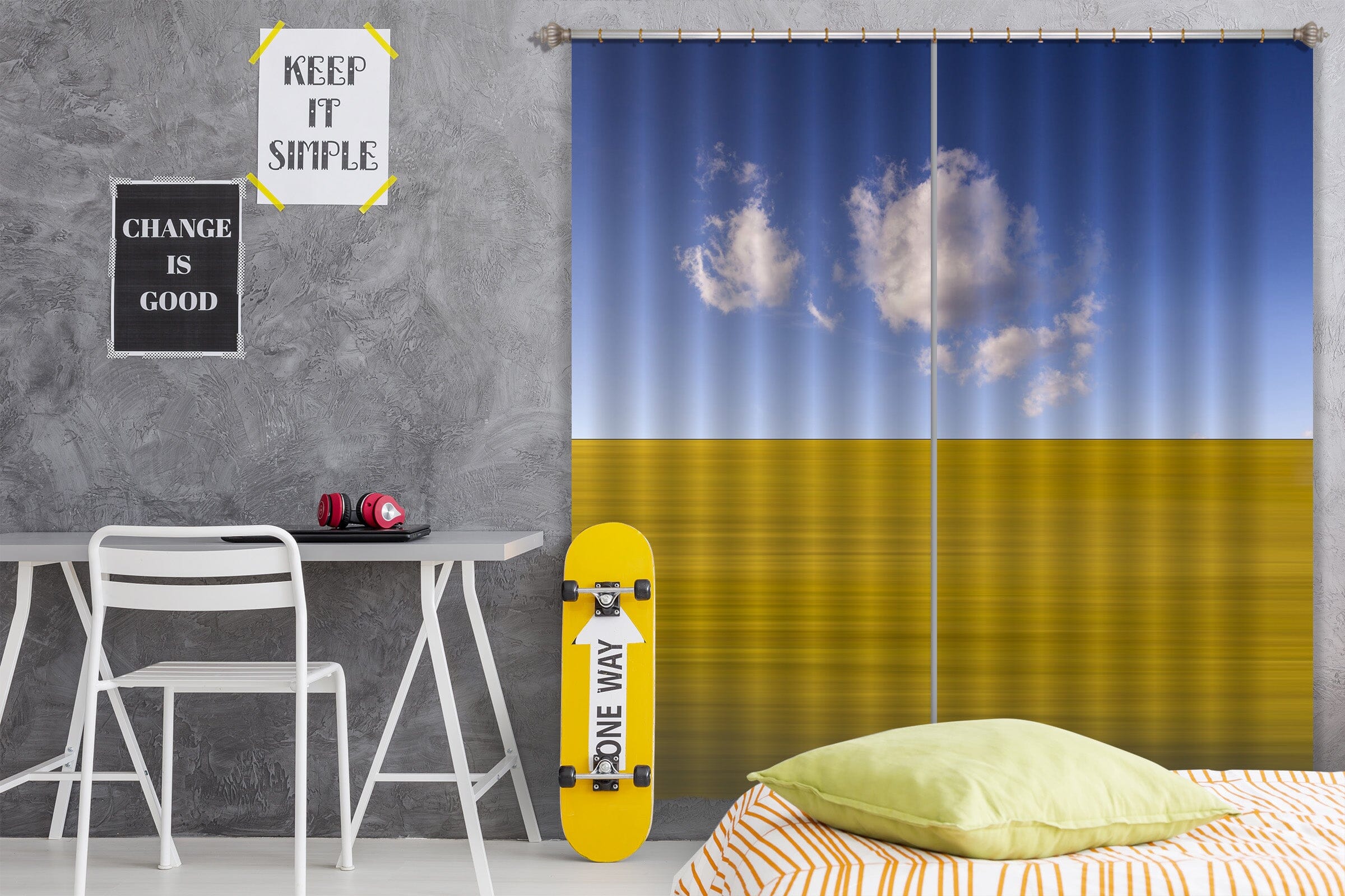 3D Green Grassland 154 Marco Carmassi Curtain Curtains Drapes Curtains AJ Creativity Home 