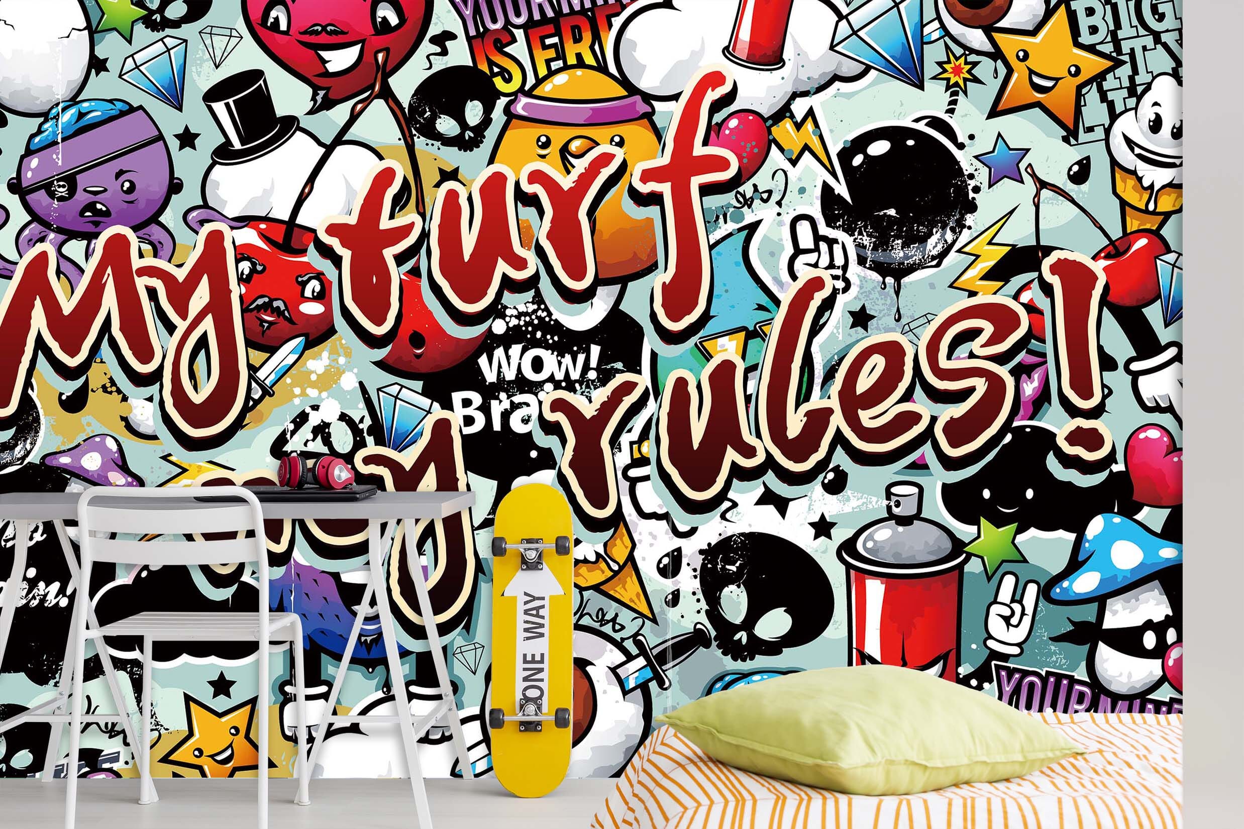 3D Hand Painted Sprinkler 146 Wall Murals Wallpaper AJ Wallpaper 2 