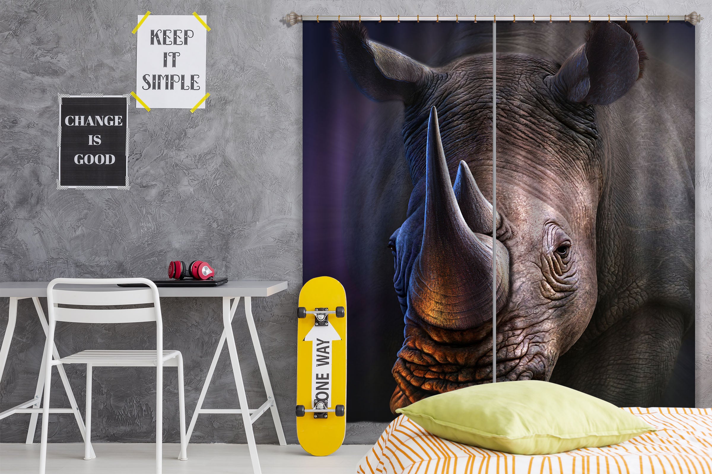 3D Rhino 86103 Jerry LoFaro Curtain Curtains Drapes