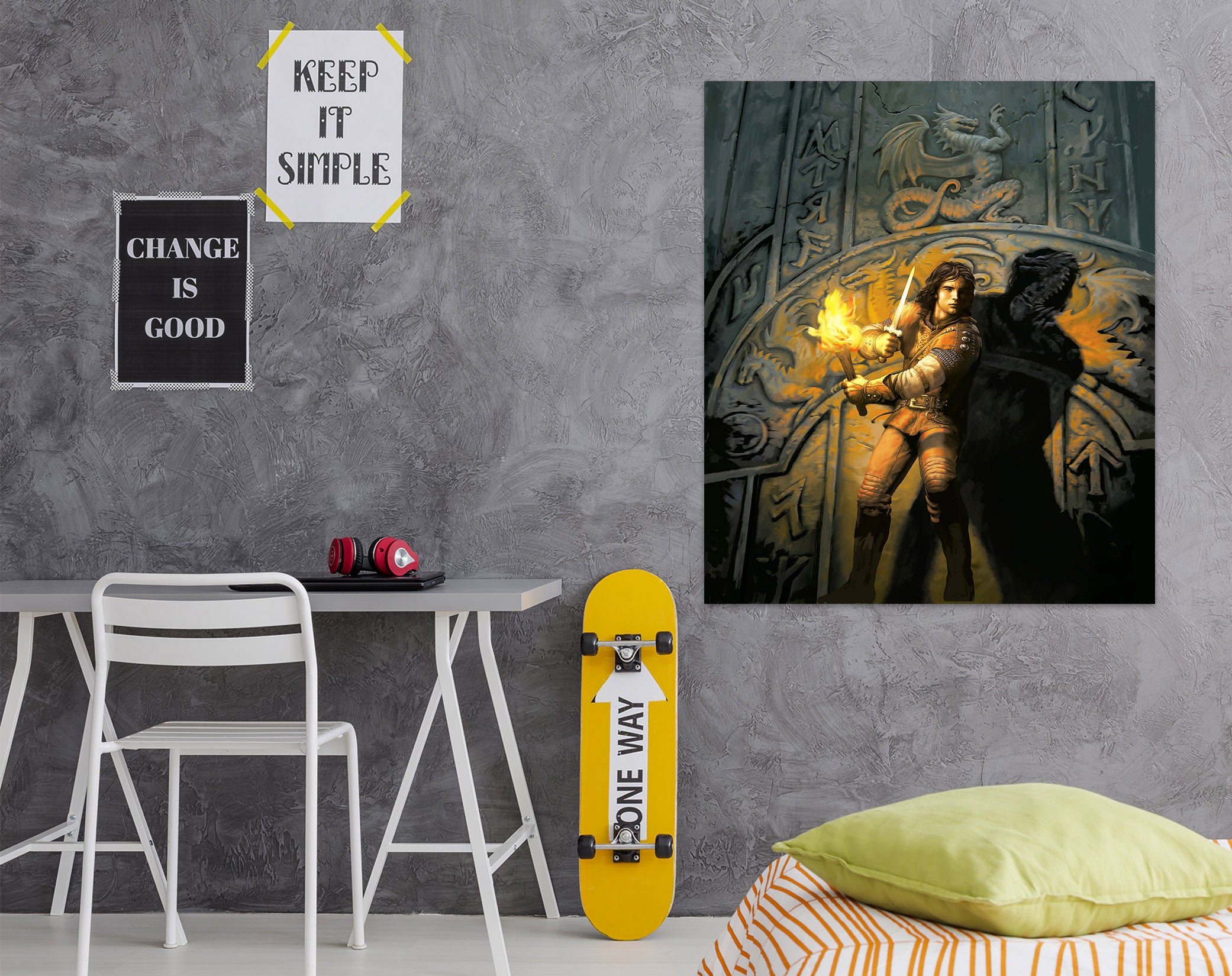 3D Torch Soldier 8108 Ciruelo Wall Sticker