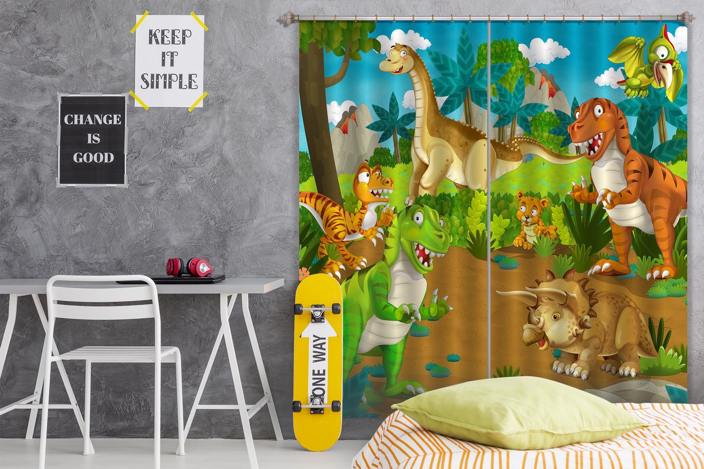3D Animal Kingdom 775 Curtains Drapes Wallpaper AJ Wallpaper 