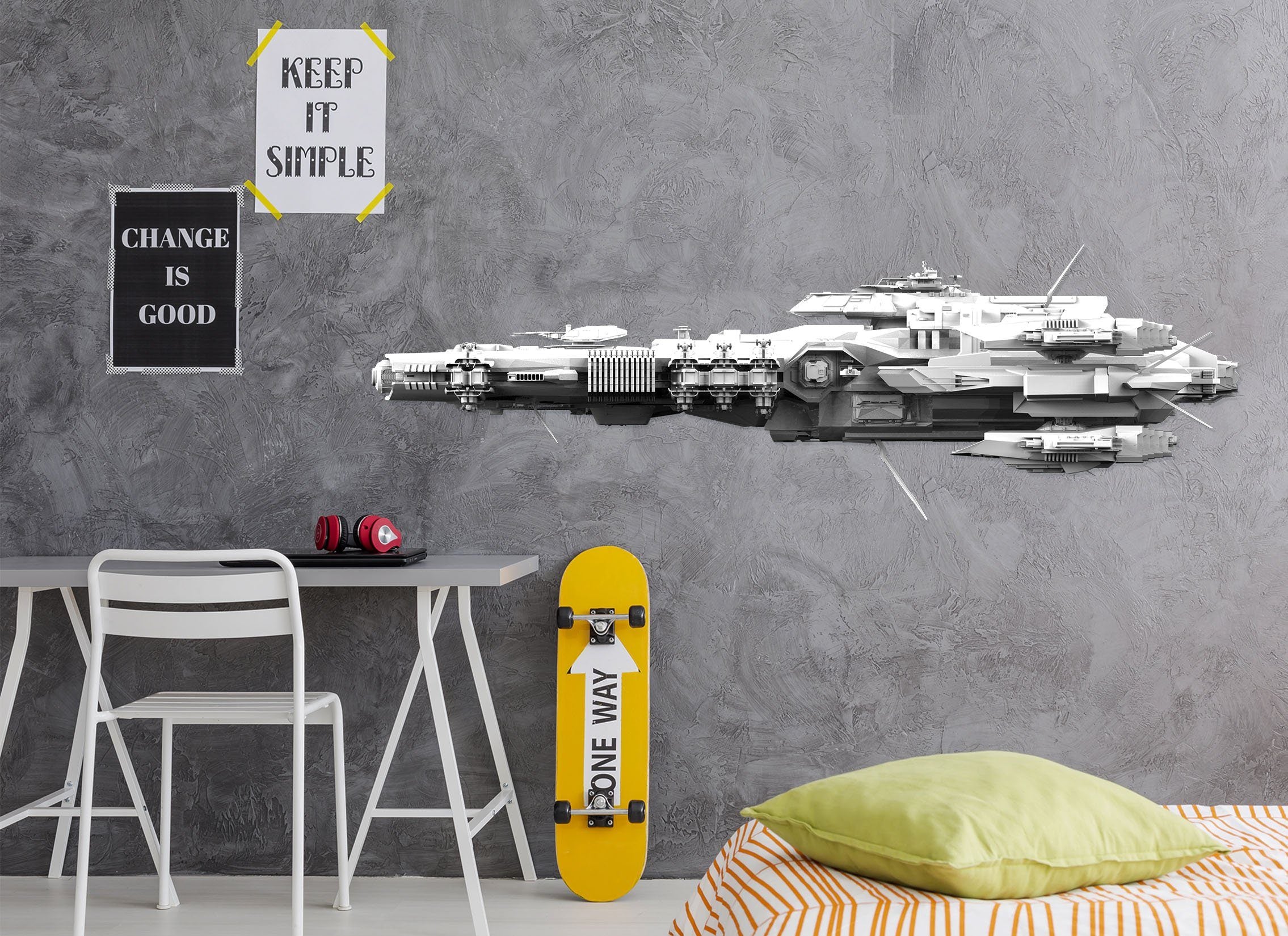 3D Battleship White 285 Vehicles Wallpaper AJ Wallpaper 