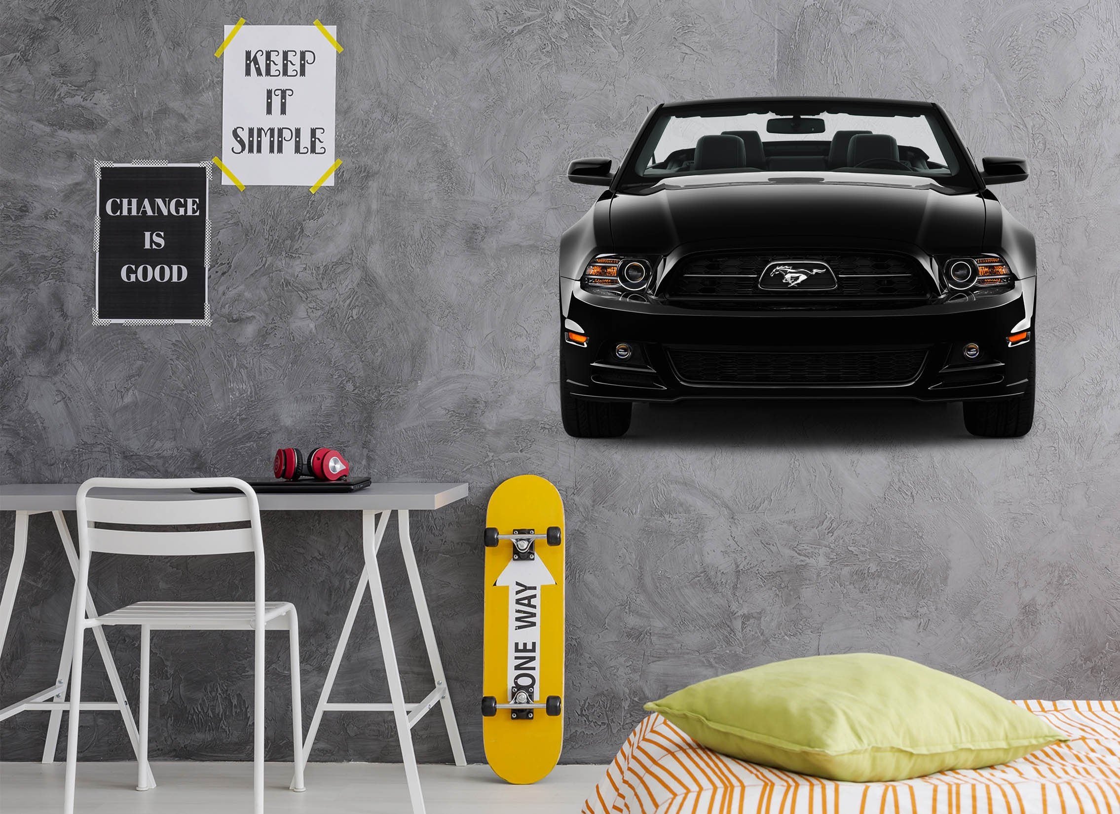 3D Mustang Black 192 Vehicles Wallpaper AJ Wallpaper 