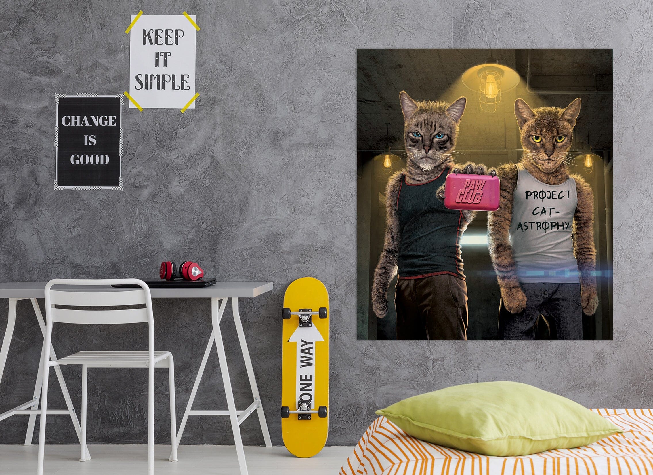3D Paw Club 057 Vincent Hie Wall Sticker Wallpaper AJ Wallpaper 2 
