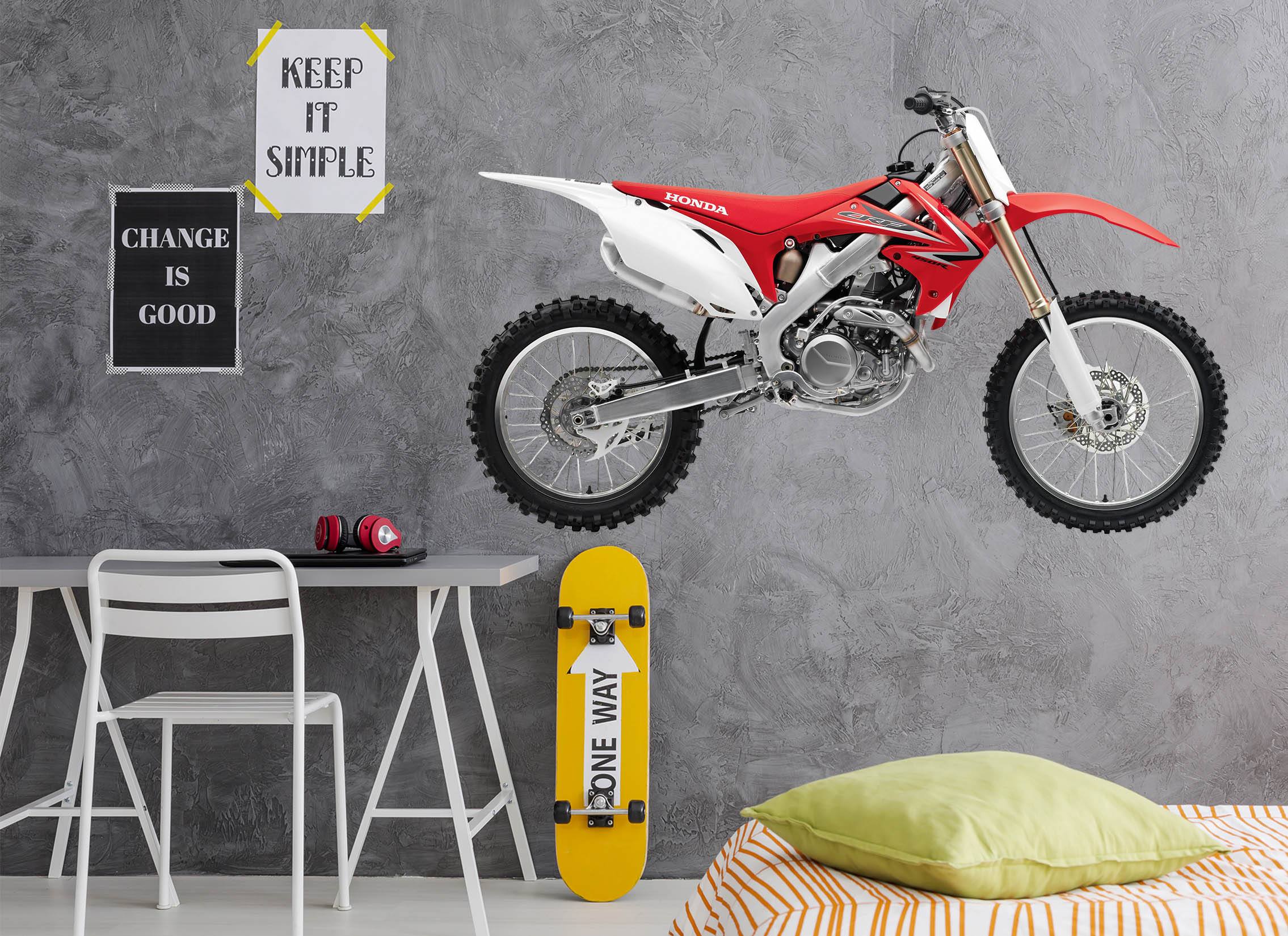 3D Honda Cr Motocross Bikes 0103 Vehicles Wallpaper AJ Wallpaper 