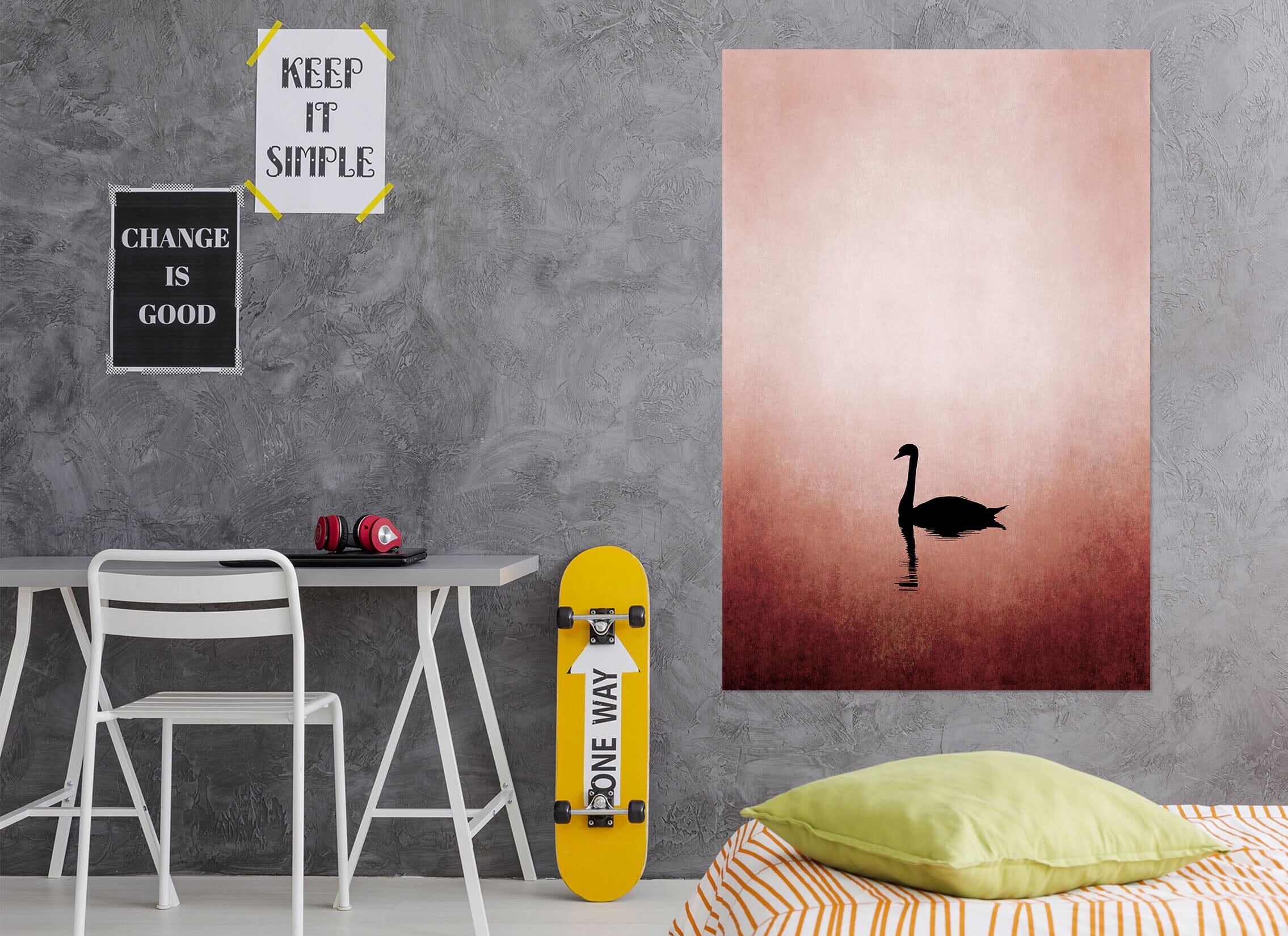 3D Swan Lake 026 Boris Draschoff Wall Sticker Wallpaper AJ Wallpaper 2 