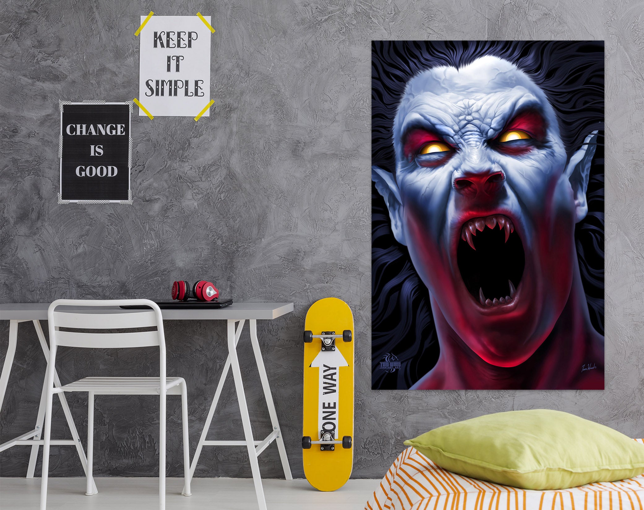 3D Monster Man 5126 Tom Wood Wall Sticker