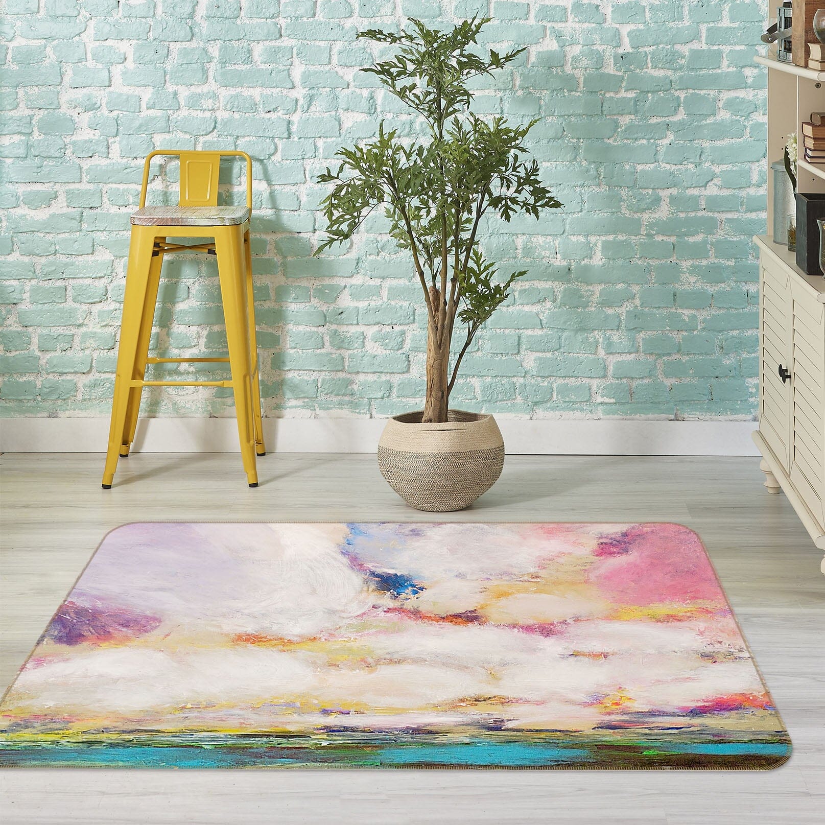 3D Watercolor Painting1049 Allan P. Friedlander Rug Non Slip Rug Mat Mat AJ Creativity Home 