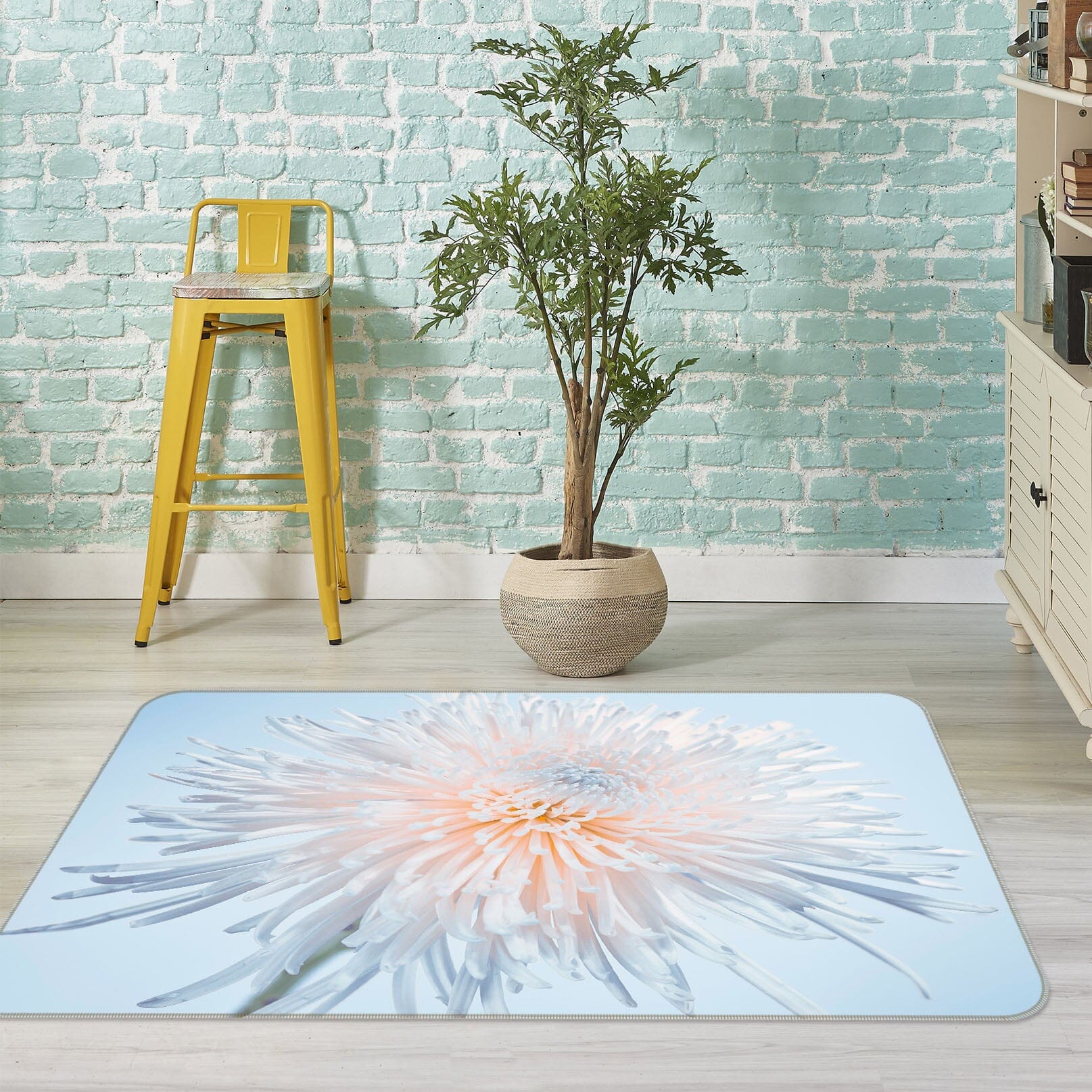 3D Sunny Flower 3011 Assaf Frank Rug Non Slip Rug Mat Mat AJ Creativity Home 