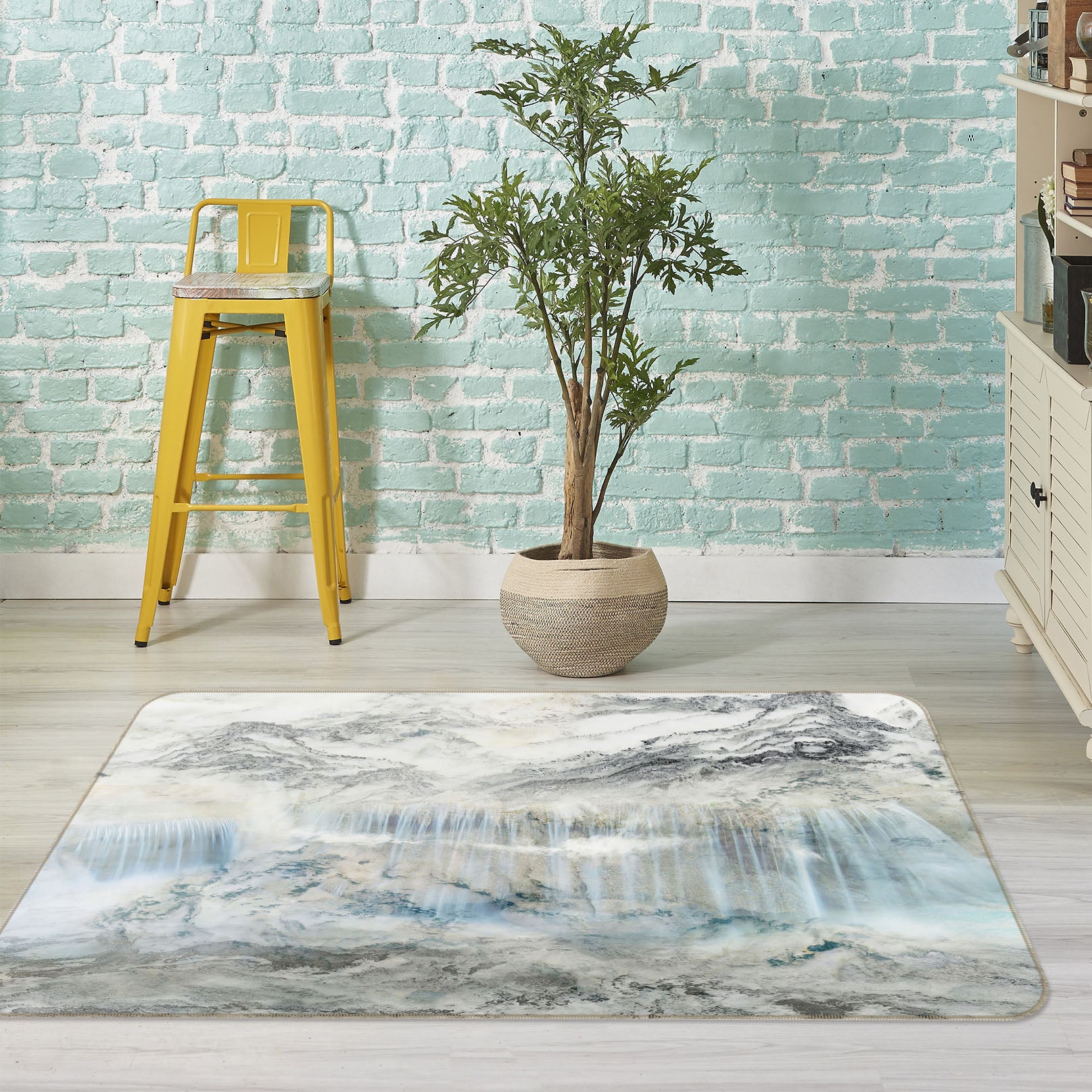 3D Mountain 27094 Non Slip Rug Mat