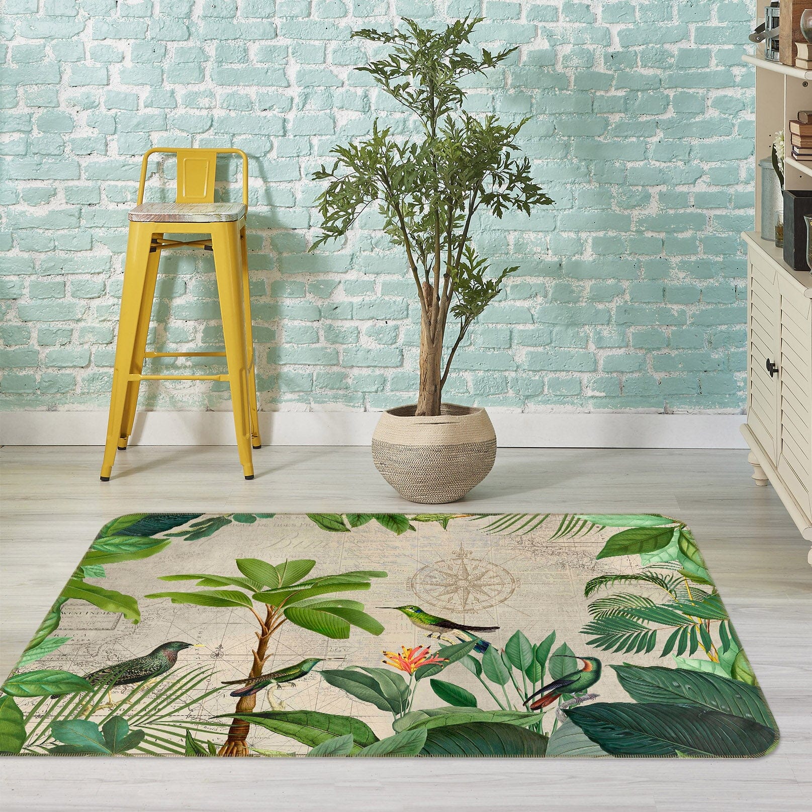 3D Bird Home 1017 Andrea haase Rug Non Slip Rug Mat Mat AJ Creativity Home 