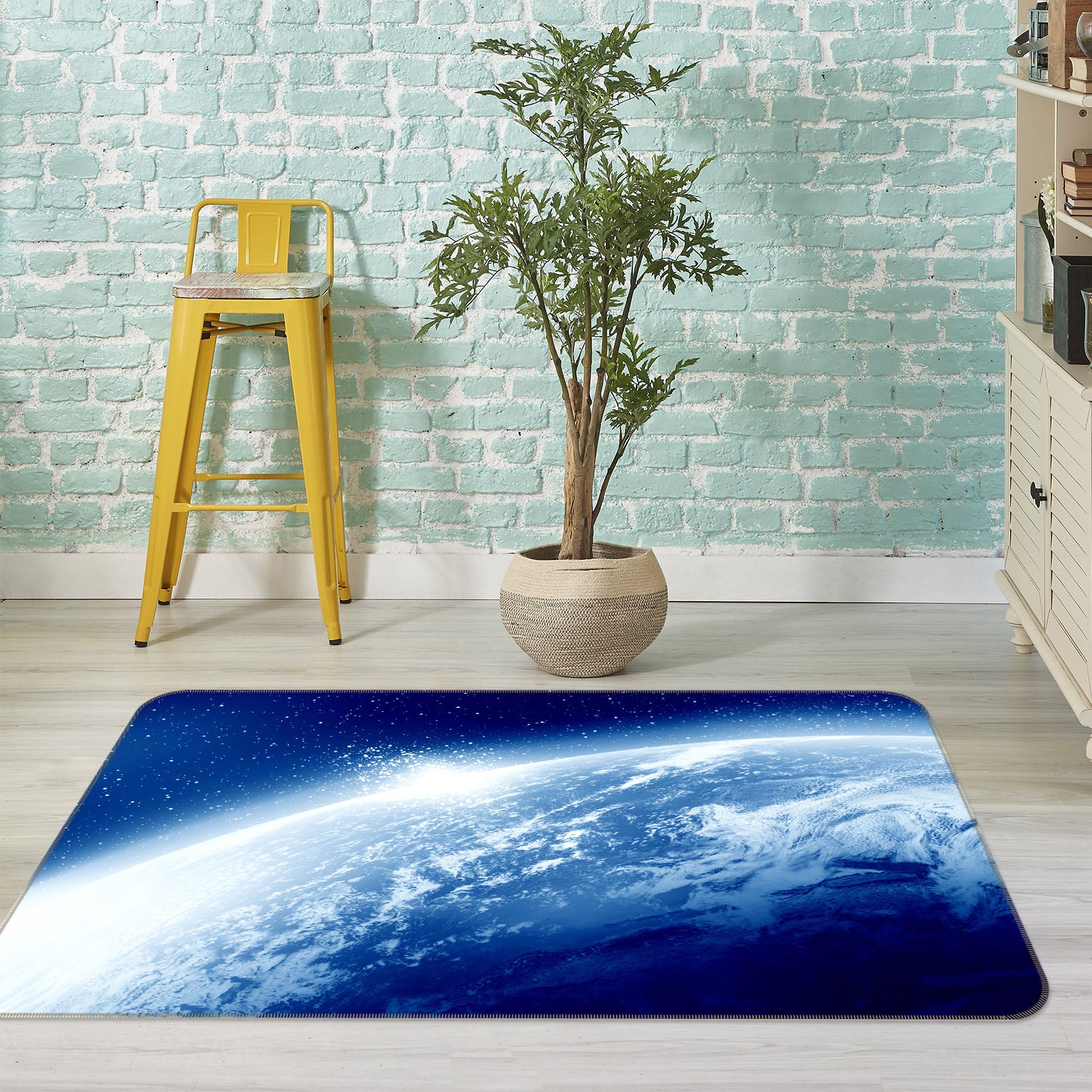 3D Earth 31158 Non Slip Rug Mat