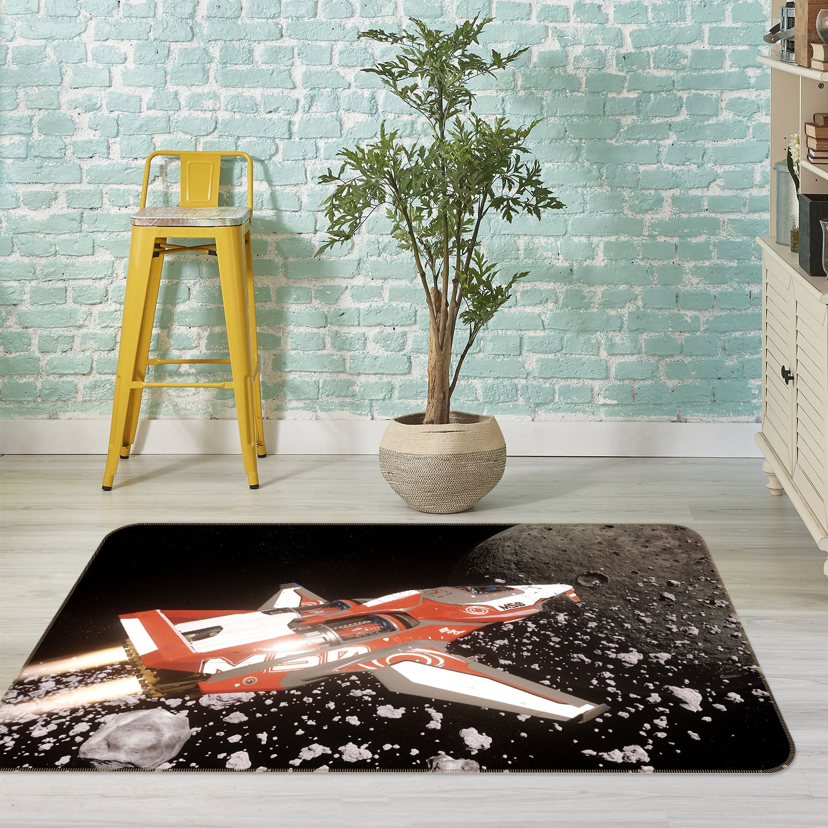 3D Spacecraft 68069 Vehicle Non Slip Rug Mat