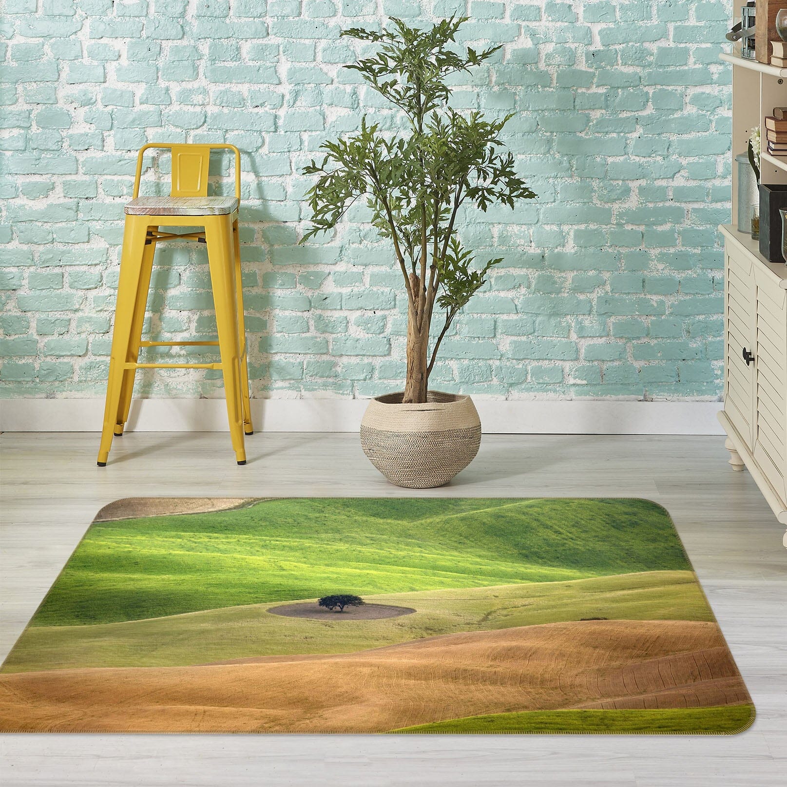 3D Green Grassland 1144 Marco Carmassi Rug Non Slip Rug Mat Mat AJ Creativity Home 