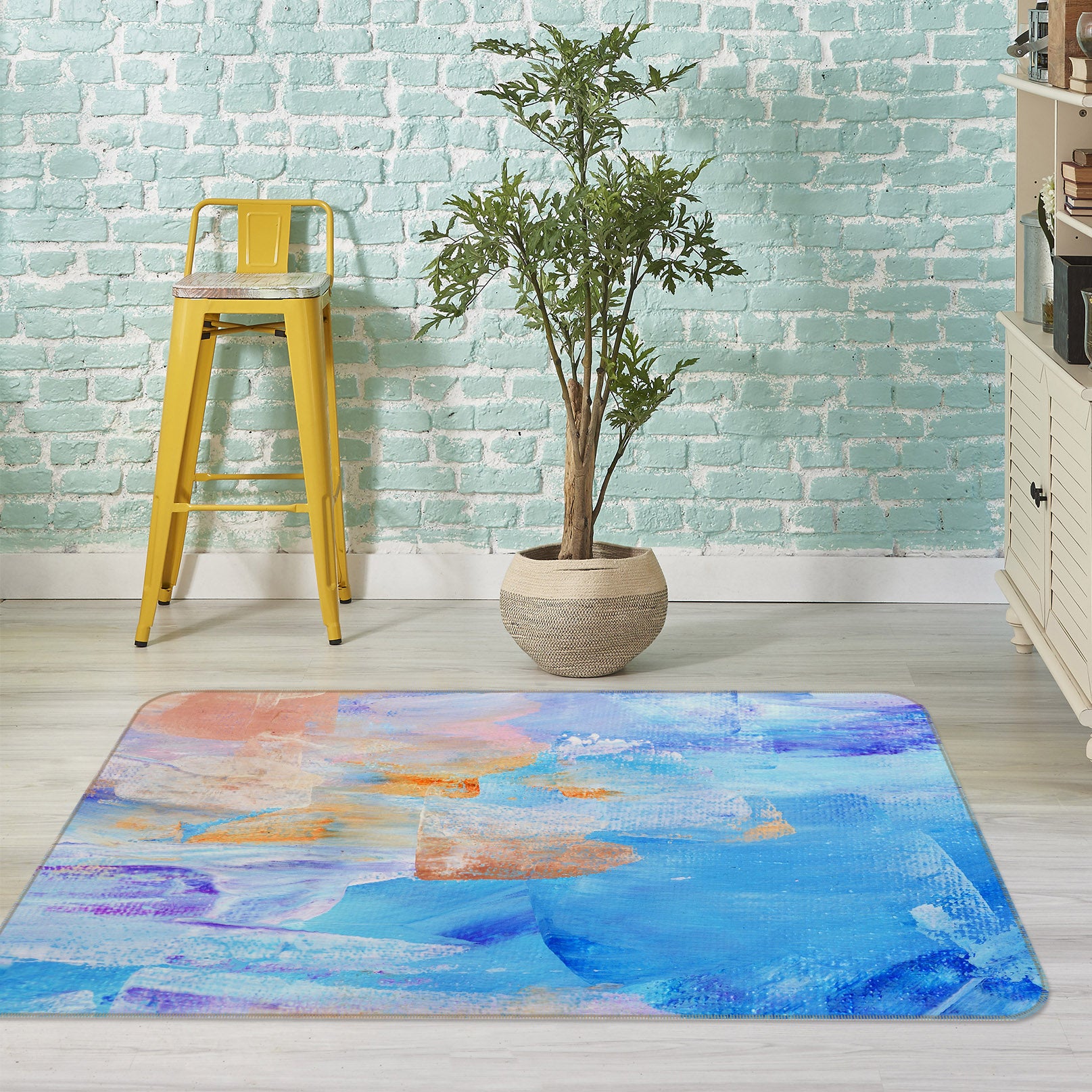 3D Pattern 30185 Non Slip Rug Mat