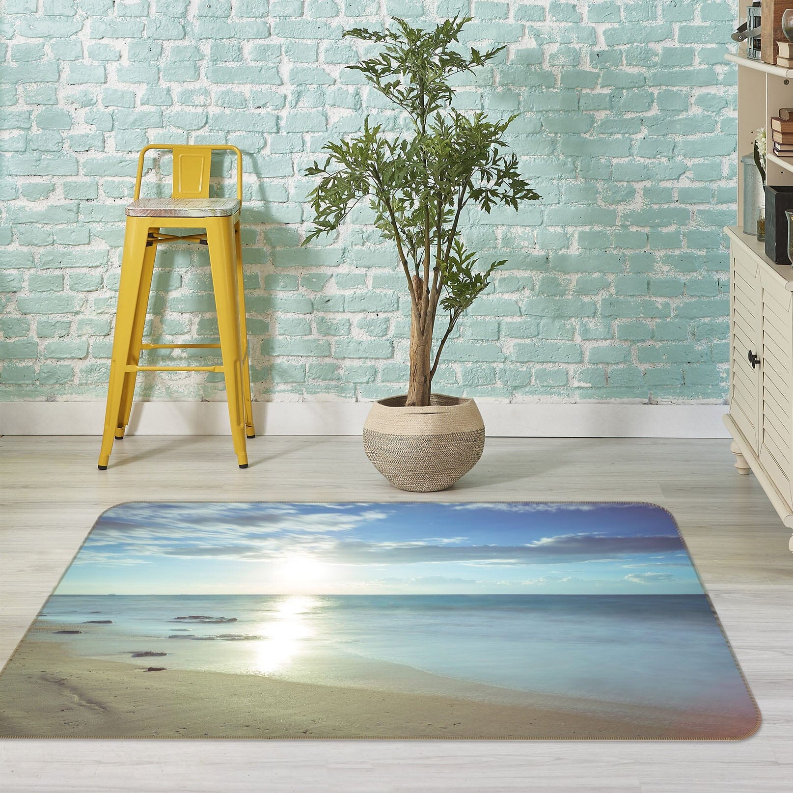 3D Sunny Sea 3028 Assaf Frank Rug Non Slip Rug Mat Mat AJ Creativity Home 