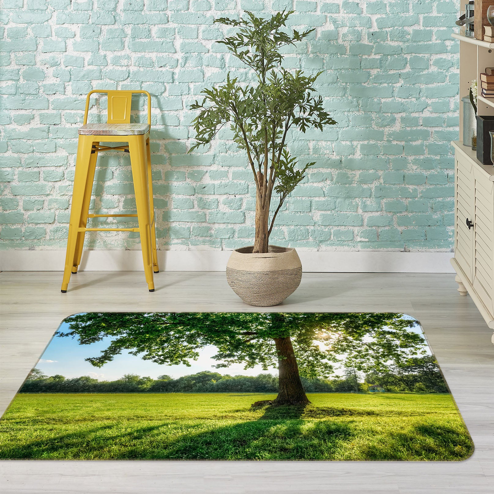 3D Tree 31001 Non Slip Rug Mat