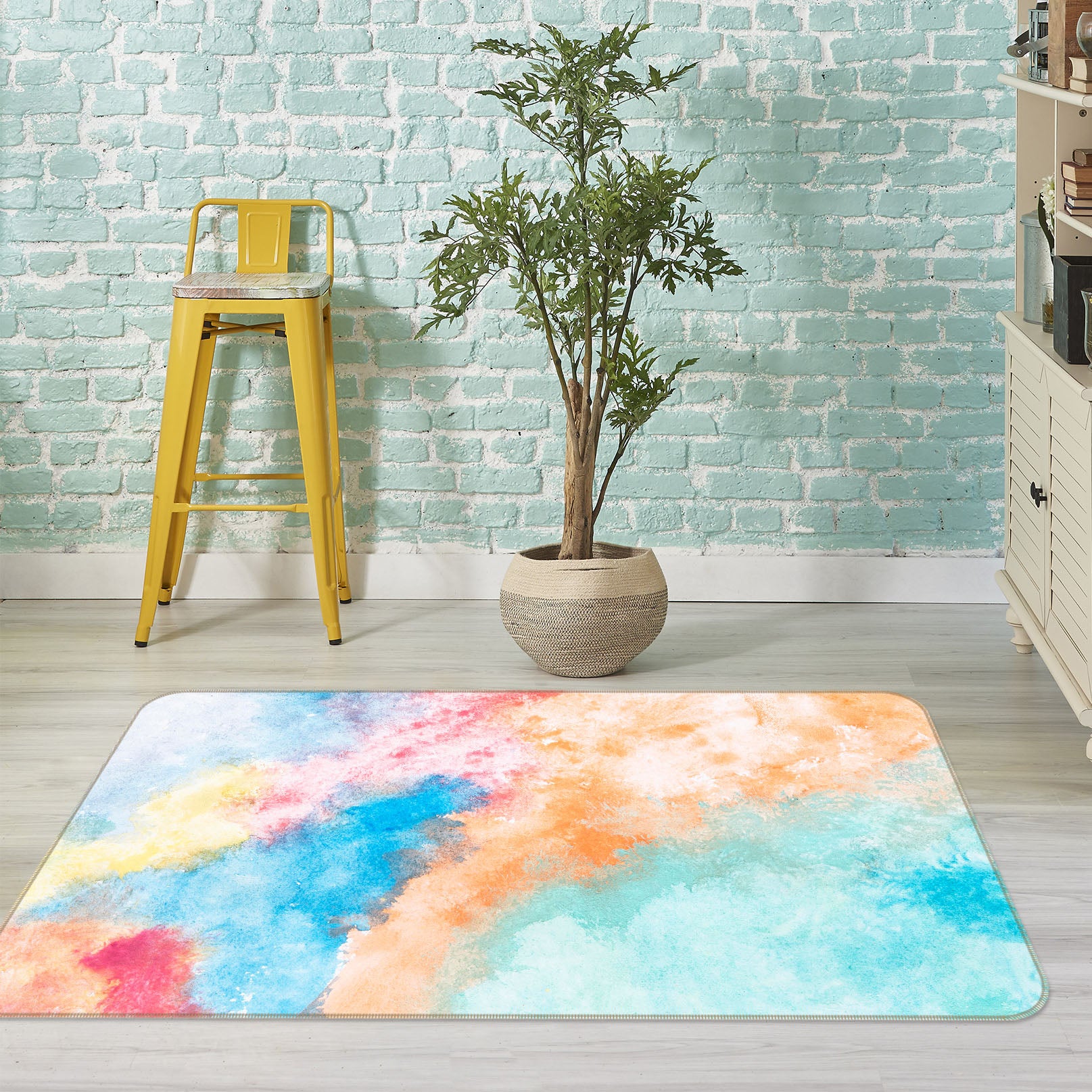 3D Colorful 30209 Non Slip Rug Mat