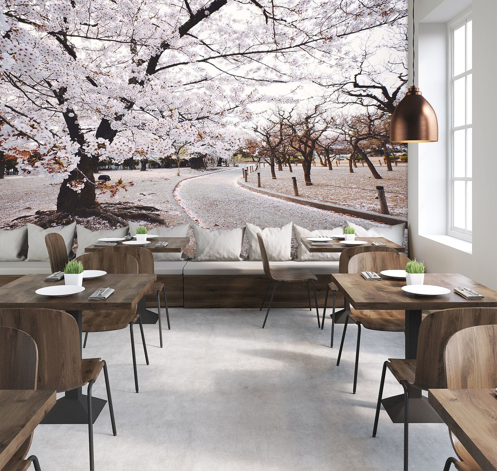 3D Cherry Tree 2038 Wall Murals Wallpaper AJ Wallpaper 2 