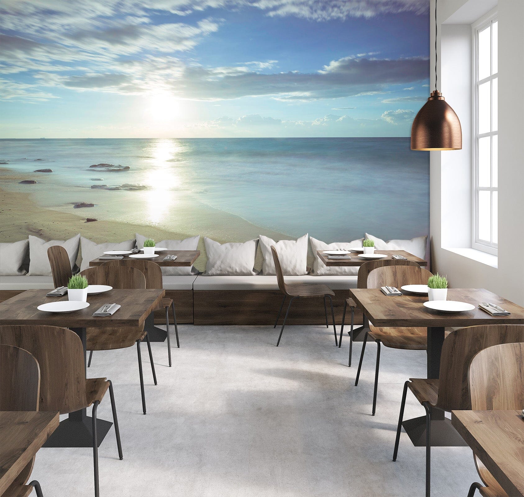 3D Sunny Sea 1429 Assaf Frank Wall Mural Wall Murals Wallpaper AJ Wallpaper 2 