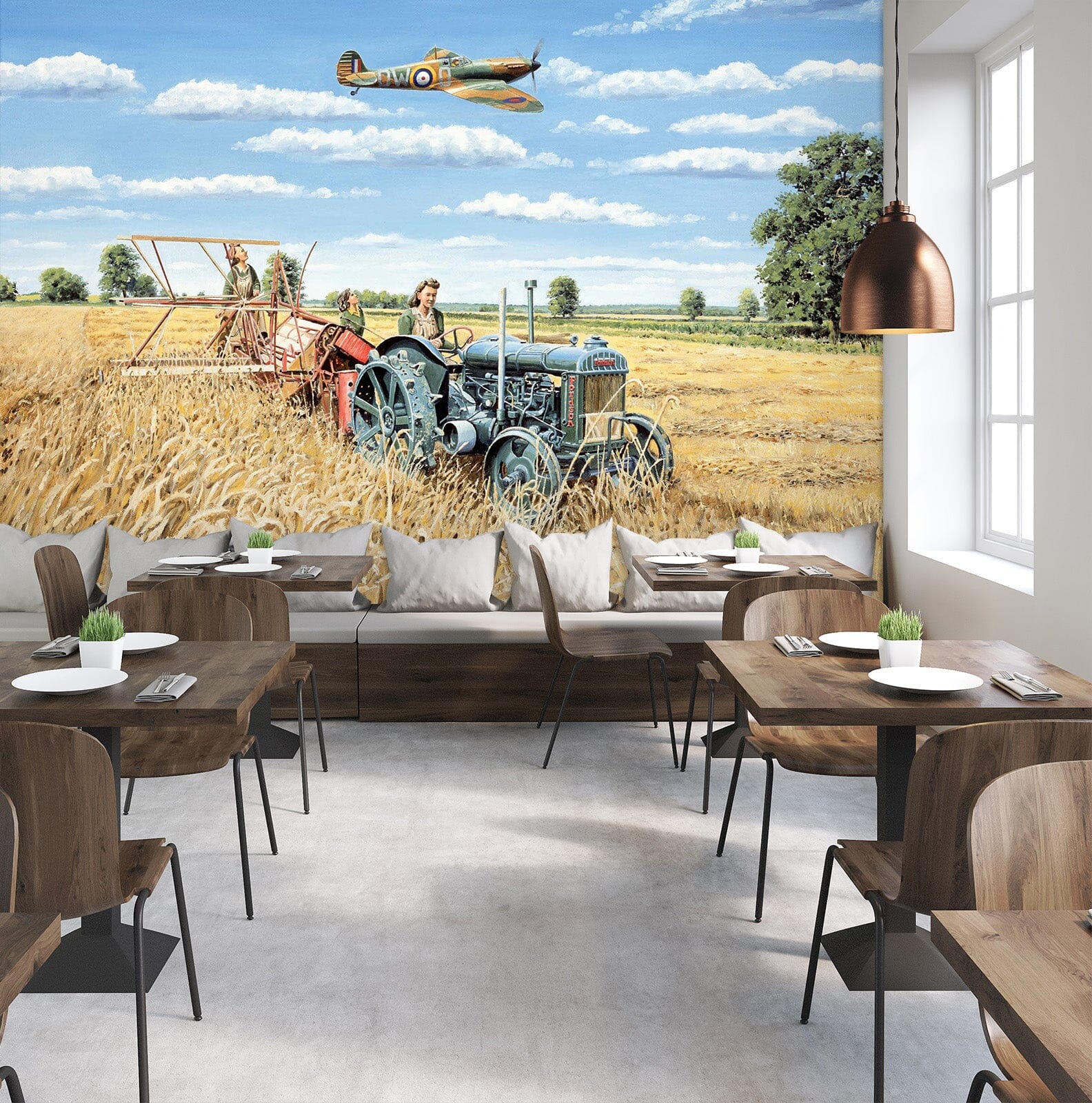 3D Harvesting Victory 1028 Trevor Mitchell Wall Mural Wall Murals Wallpaper AJ Wallpaper 2 