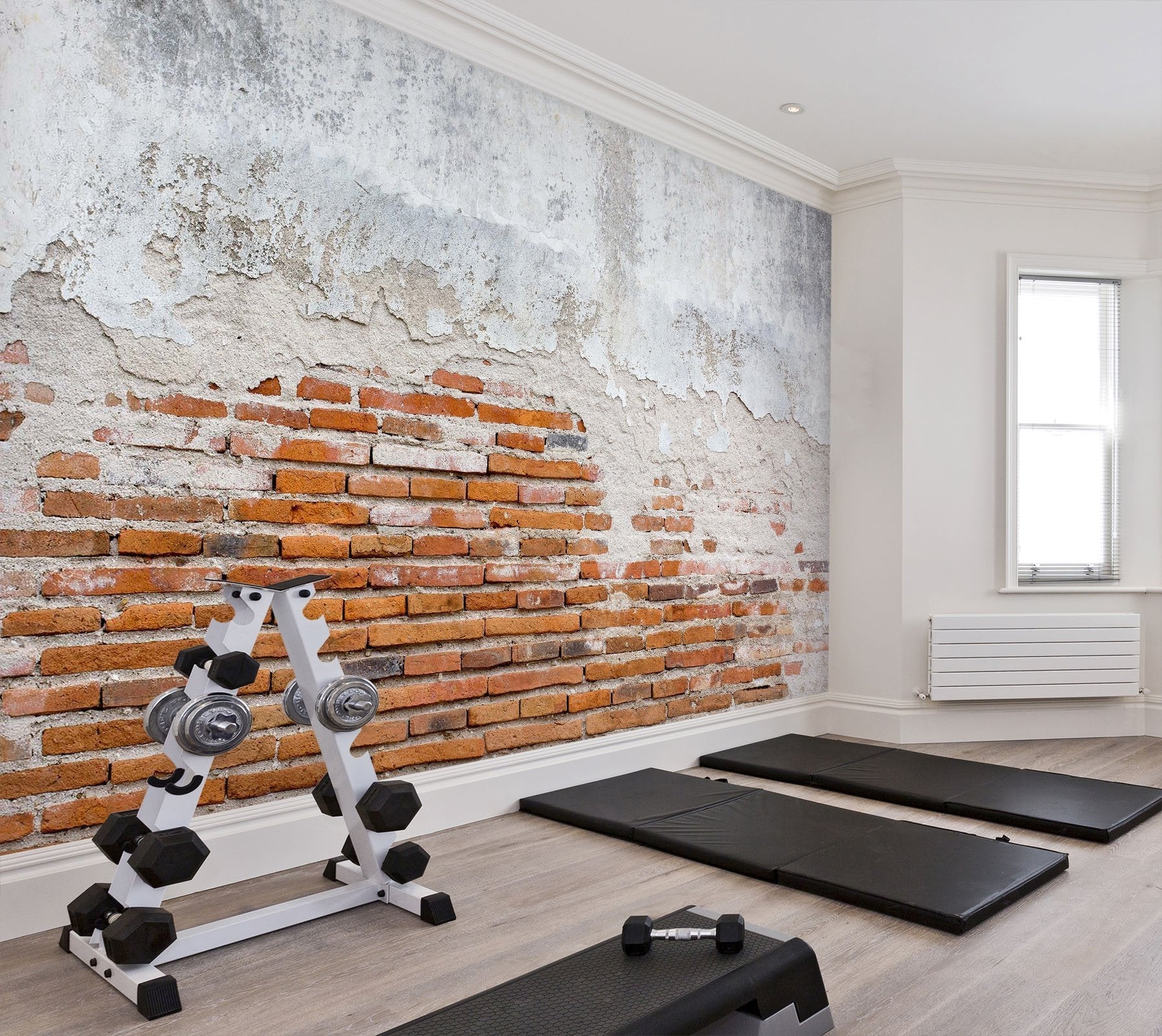 3D unfinished Brown Brick wall 25 Wall Murals Wallpaper AJ Wallpaper 